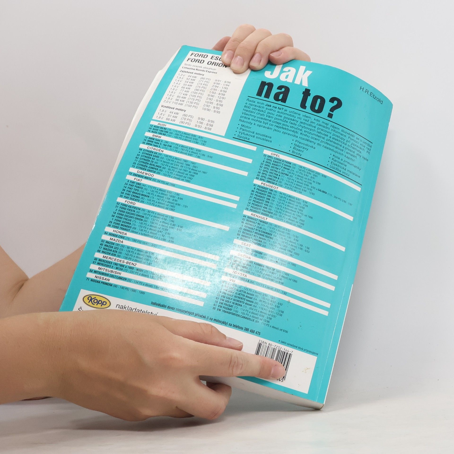 Hans-Rüdiger Etzold Údržba a opravy automobilů Ford Escort - Orion - Limuzína - Turnier - Expres : od 9