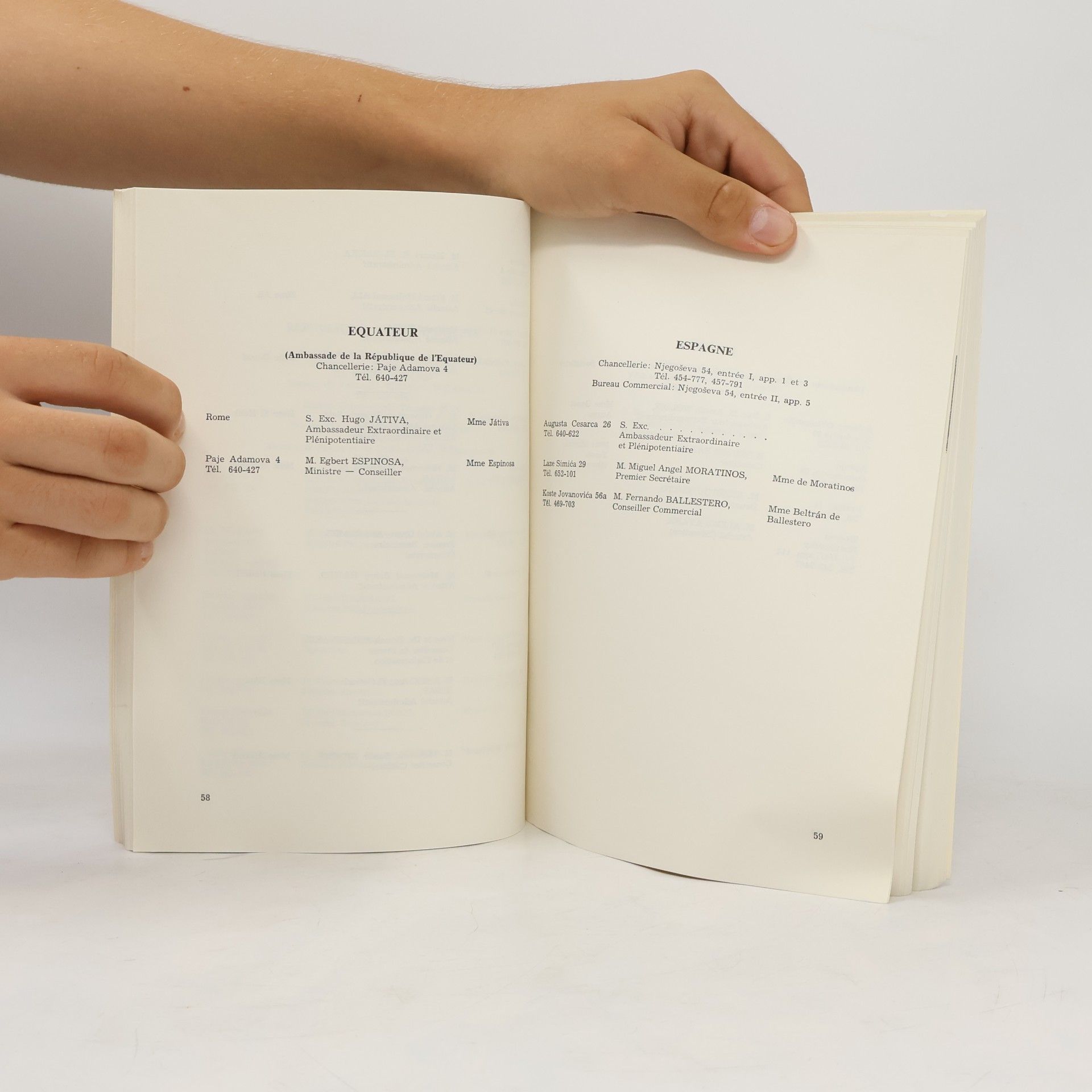 Autorenkollektiv Liste des membres du Corps Diplomatique 70