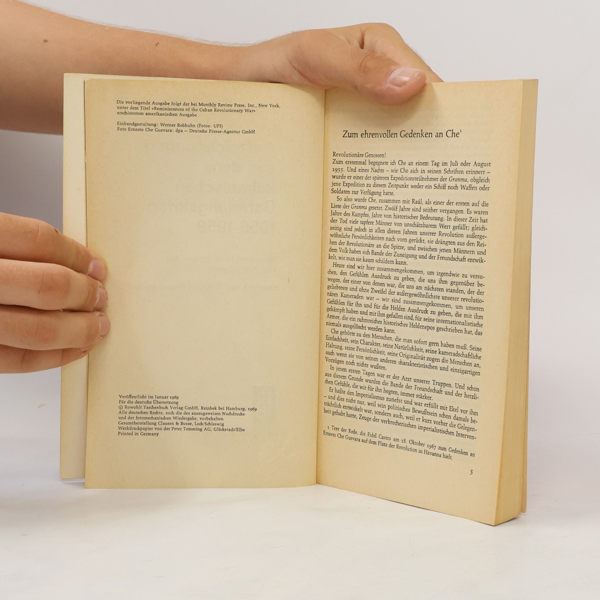 Che Guevara  Aufzeichnungen aus dem kubanischen Befreiungskrieg 1956-1959
