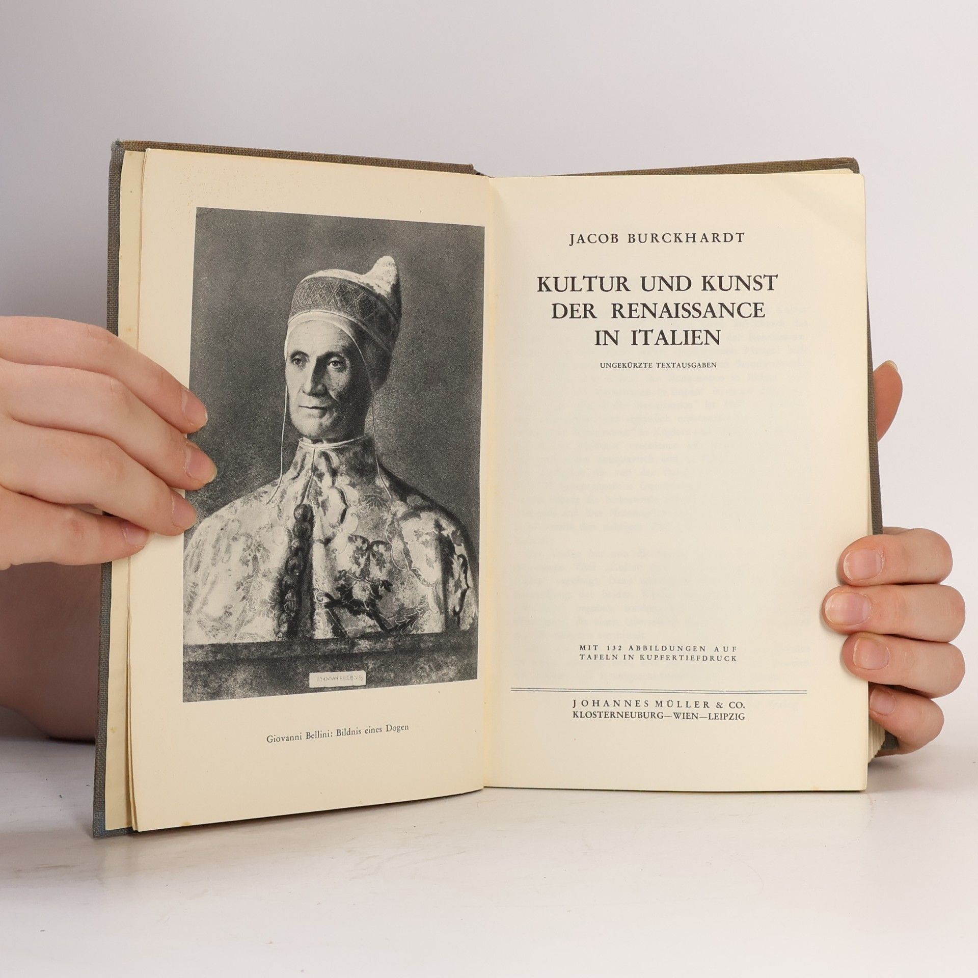 Jacob Burckhardt Kultur und Kunst der Renaissance in Italien