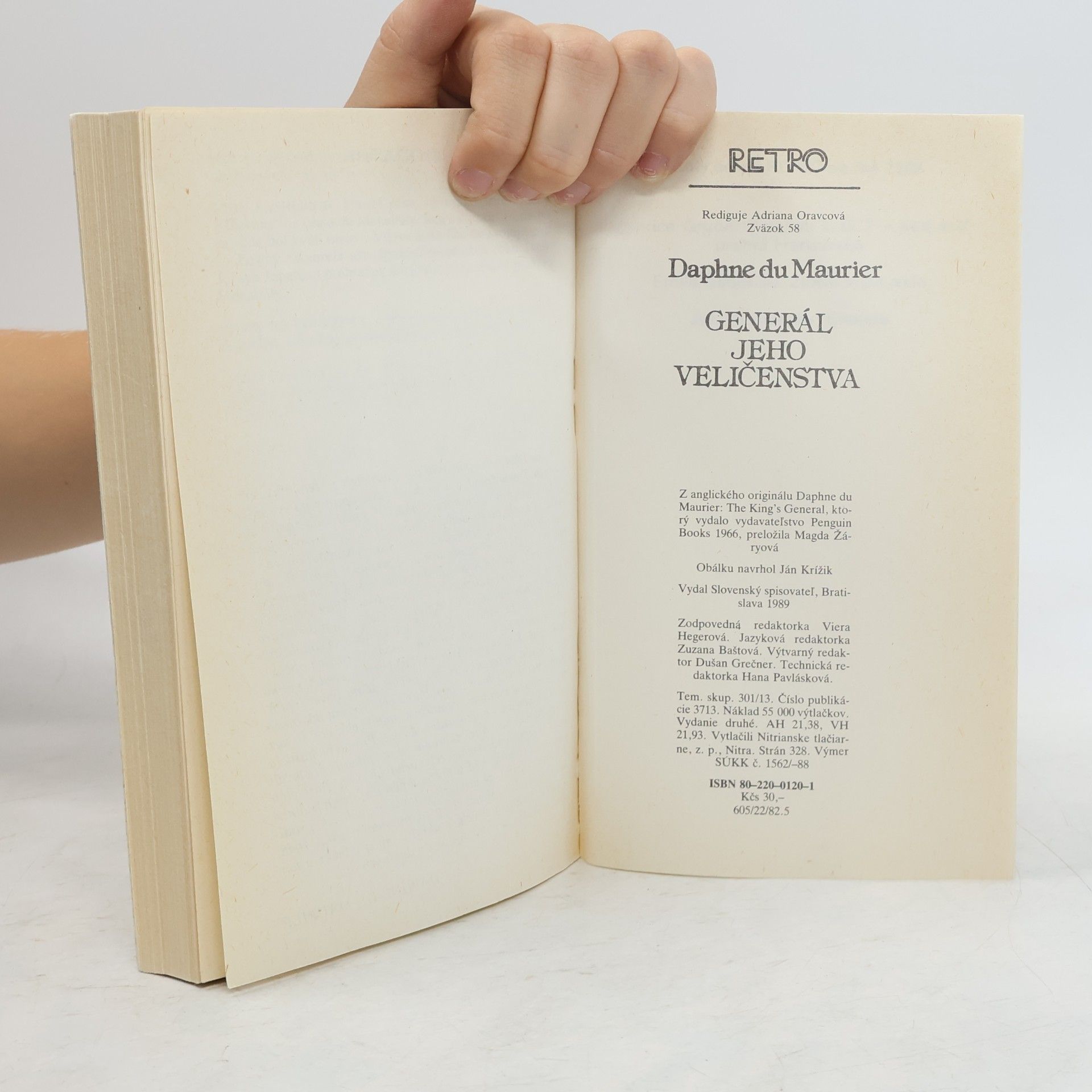 Daphne Du Maurier Generál Jeho Veličenstva