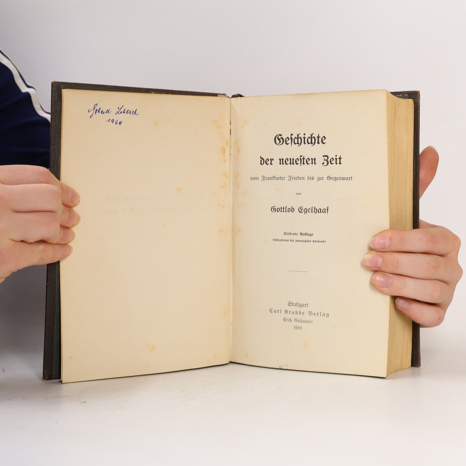 Gottlob Egelhaaf Geschichte der neuesten Zeit