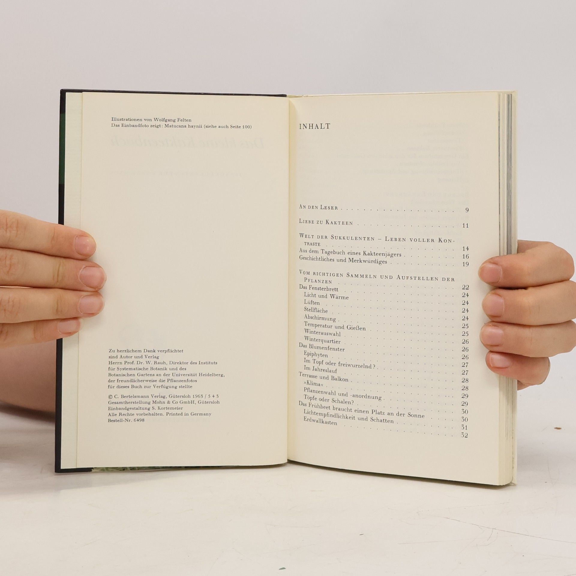 Werner Hoffmann Das kleine Kakteenbuch