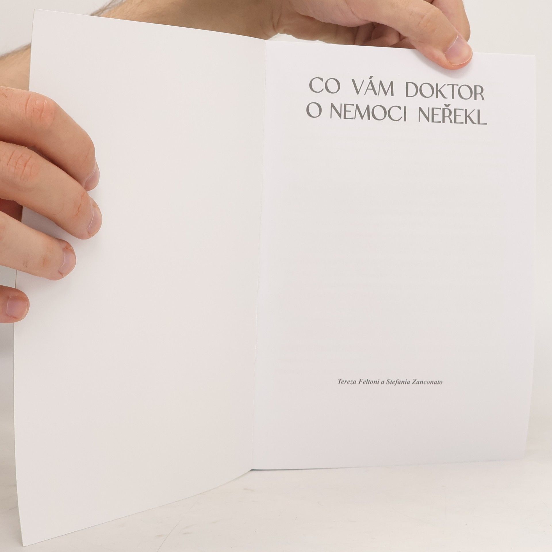 Tereza Feltoni Gurini Co vám doktor NEřekl o NEmoci