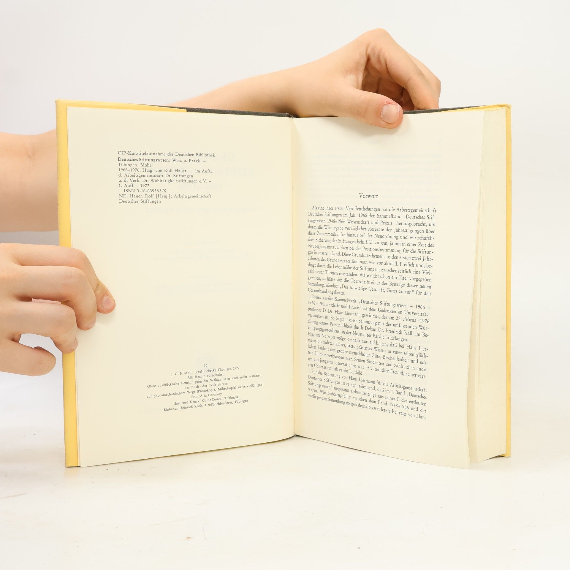 Autorenkollektiv Deutsches Stiftungswesen 1966–1976