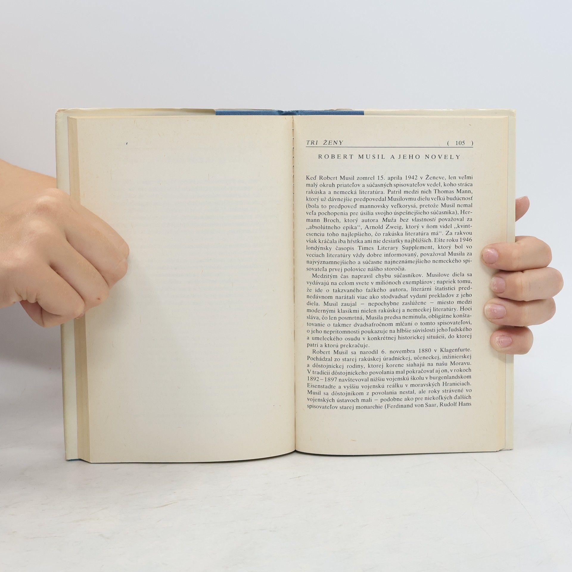Robert Musil Tri ženy