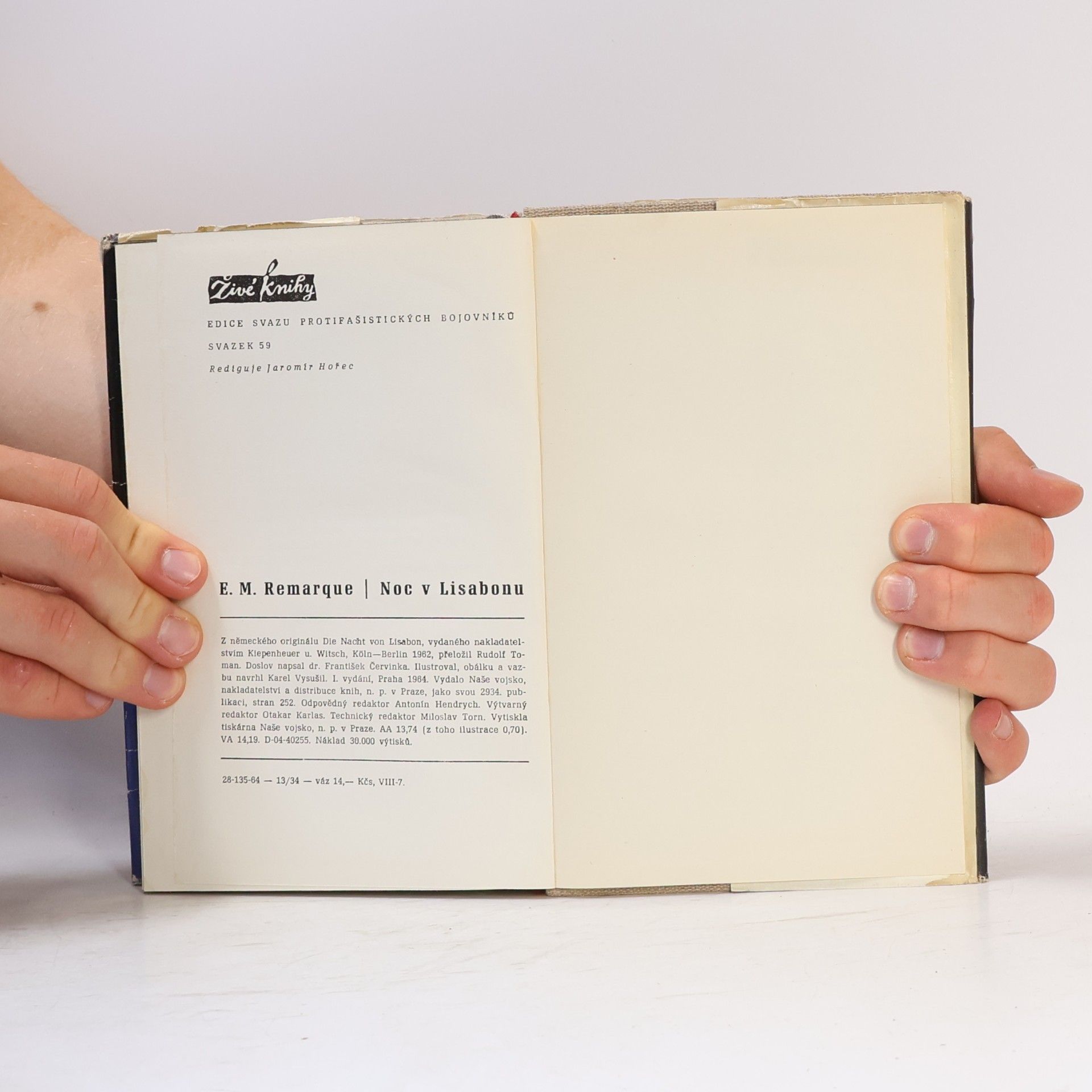 Erich Maria Remarque Noc v Lisabonu