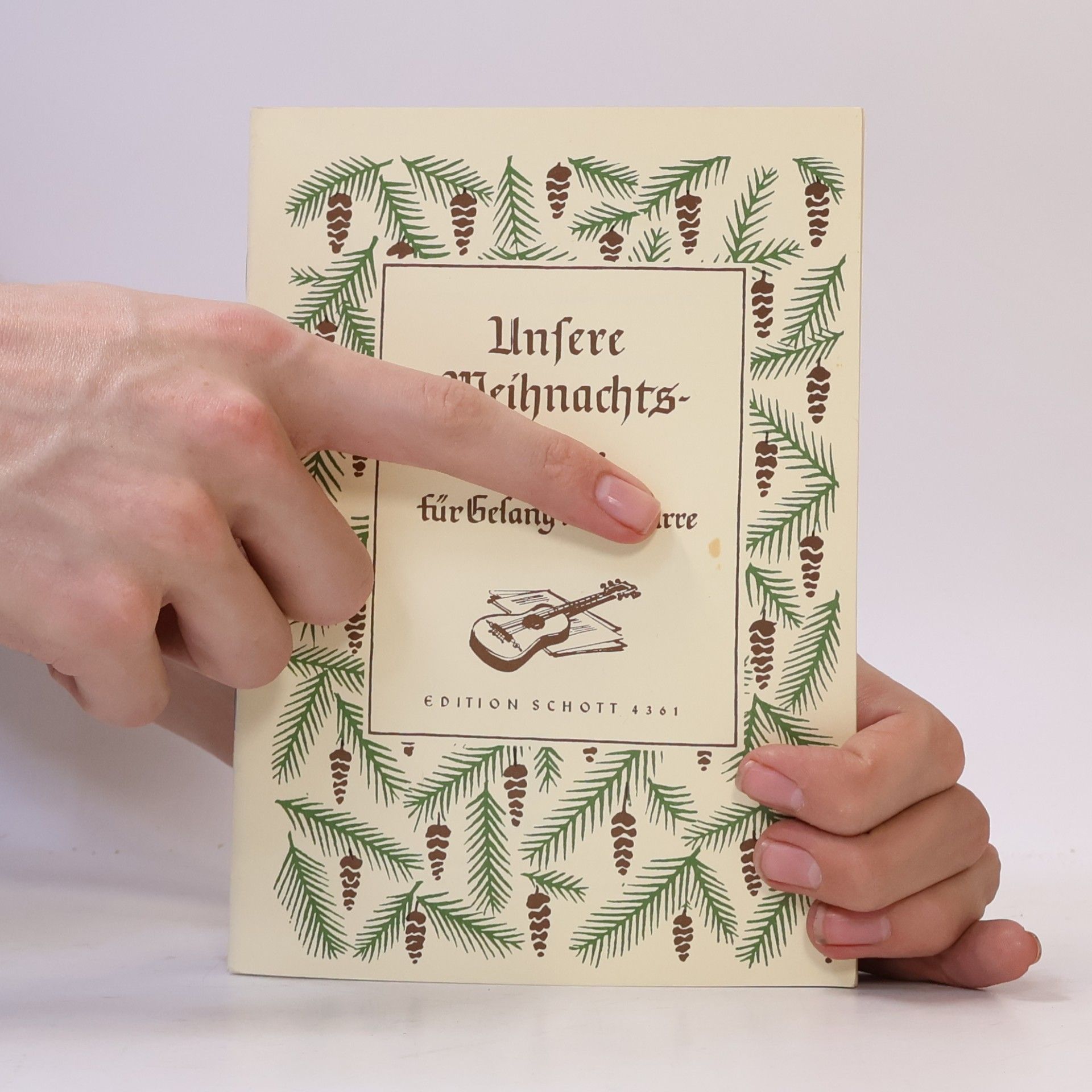 Various authors Unsere Weihnachtslieder für Gesang und Gitarre