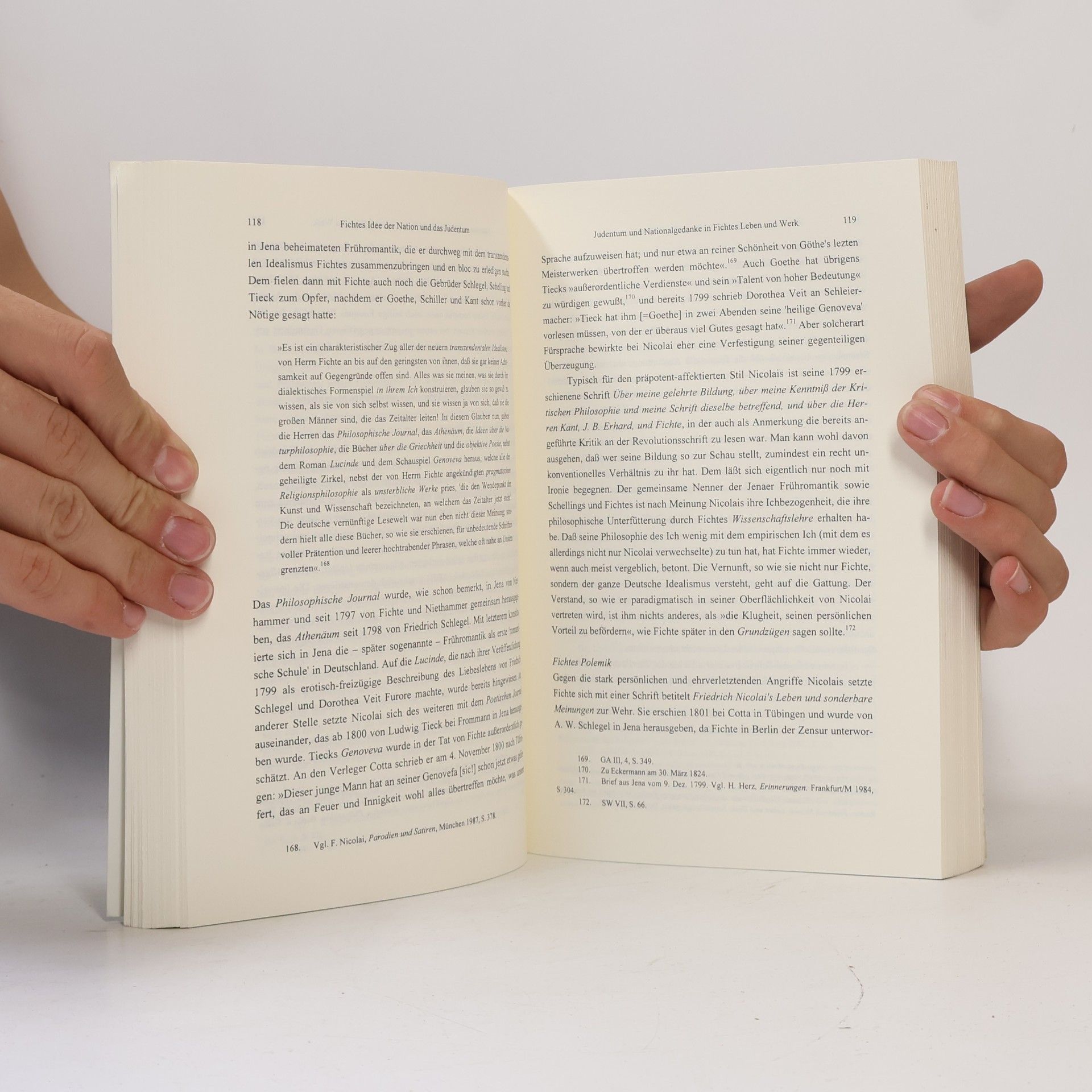 Hans Joachim Becker Fichte Studien Supplementa - 14: Fichtes Idee der Nation und das Judentum