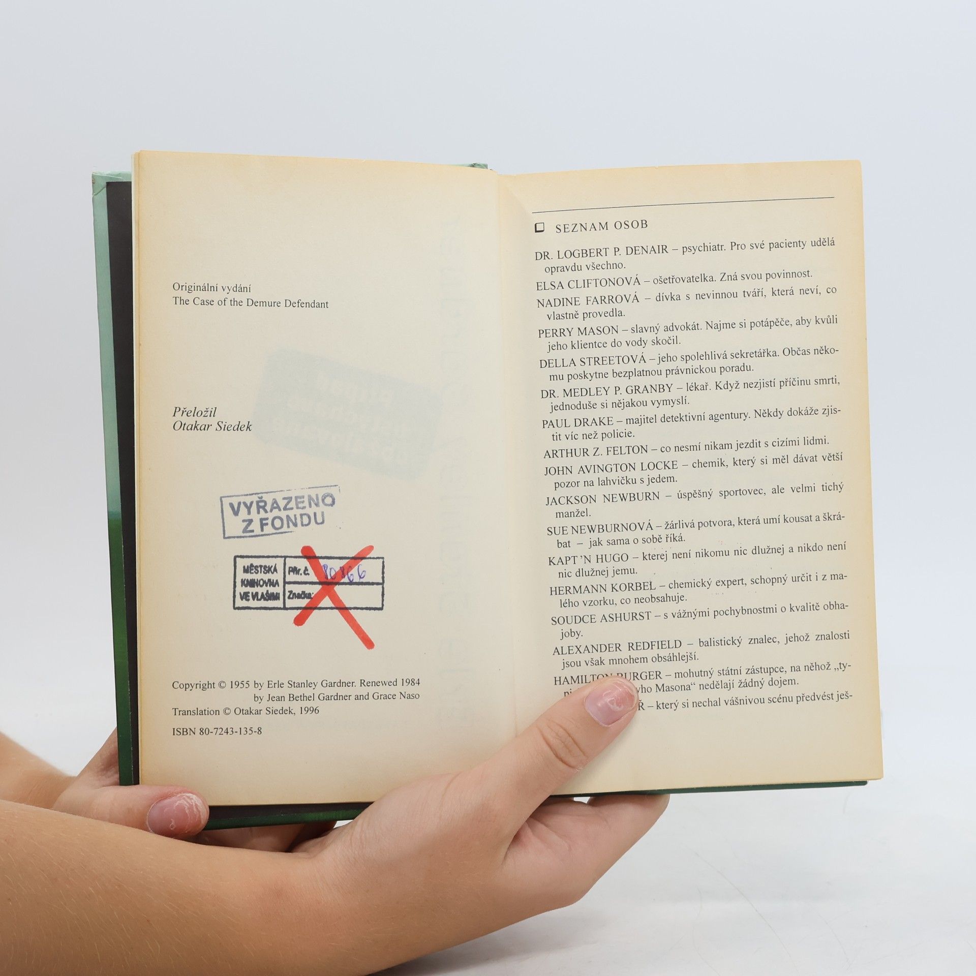Erle Stanley Gardner Případ ostýchavé obžalované