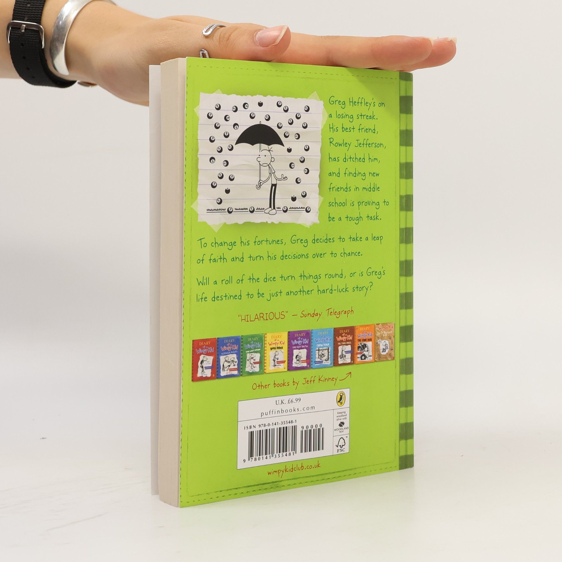 Jeff Kinney Diary of a Wimpy Kid. Hard luck