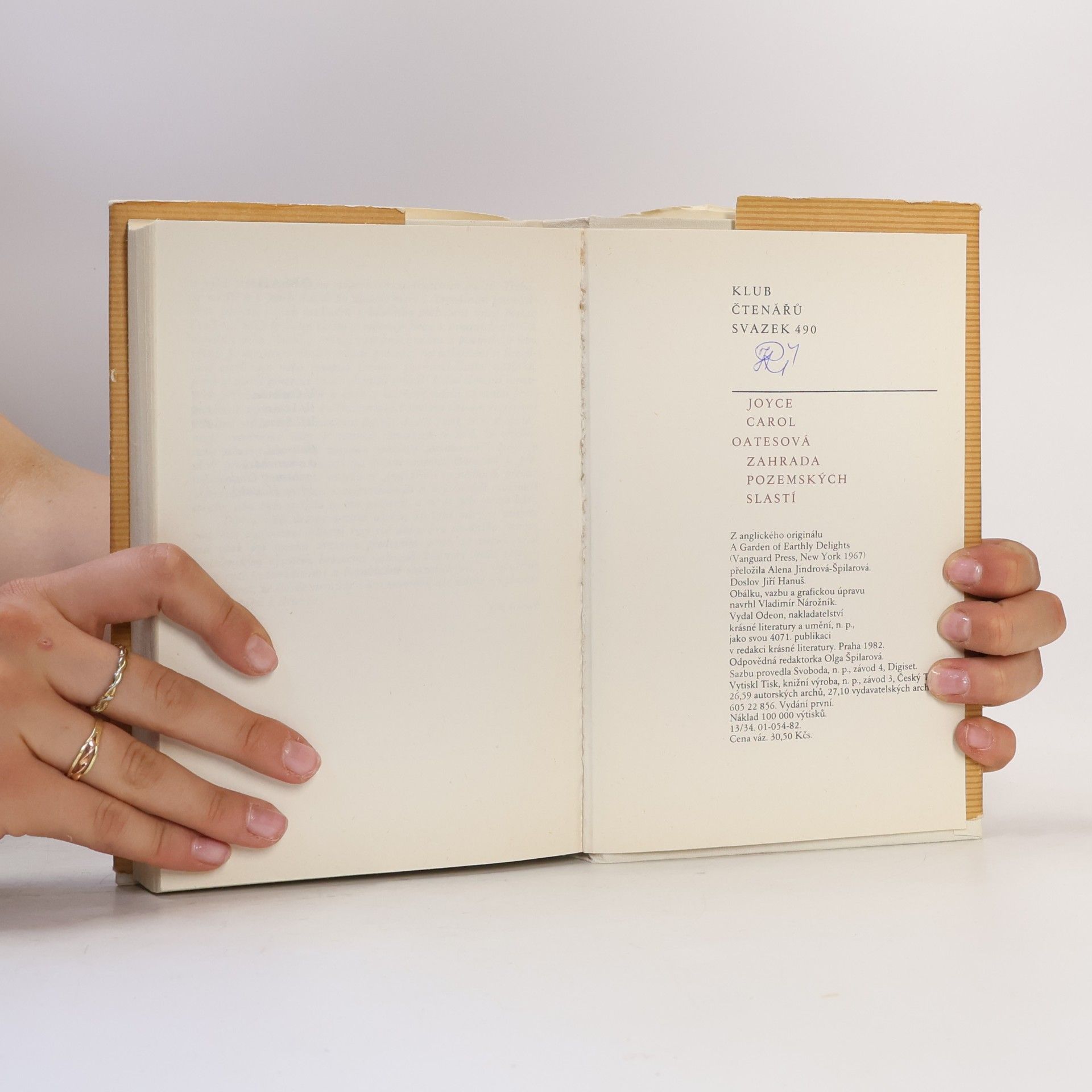 Joyce Carol Oates Zahrada pozemských slastí