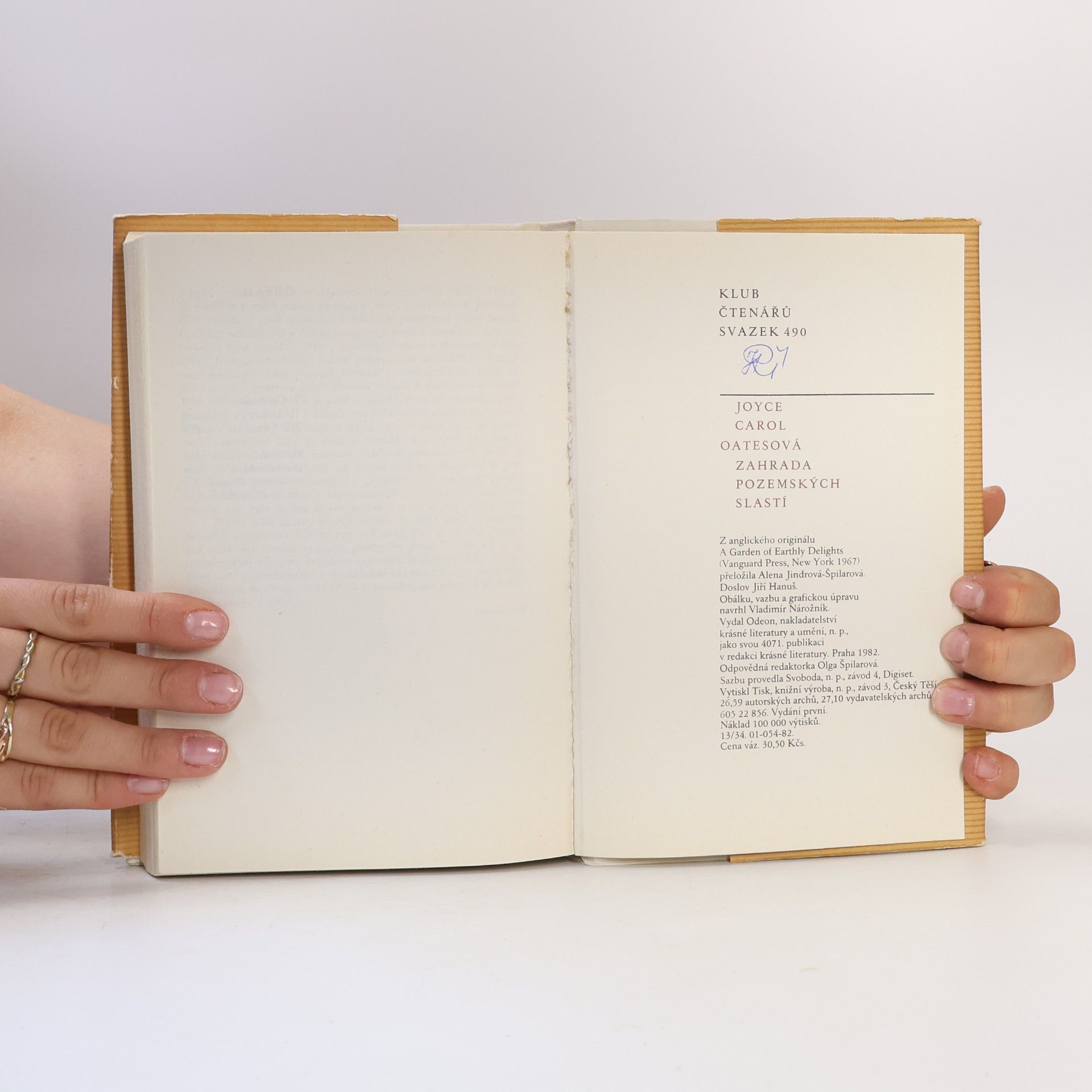 Joyce Carol Oates Zahrada pozemských slastí