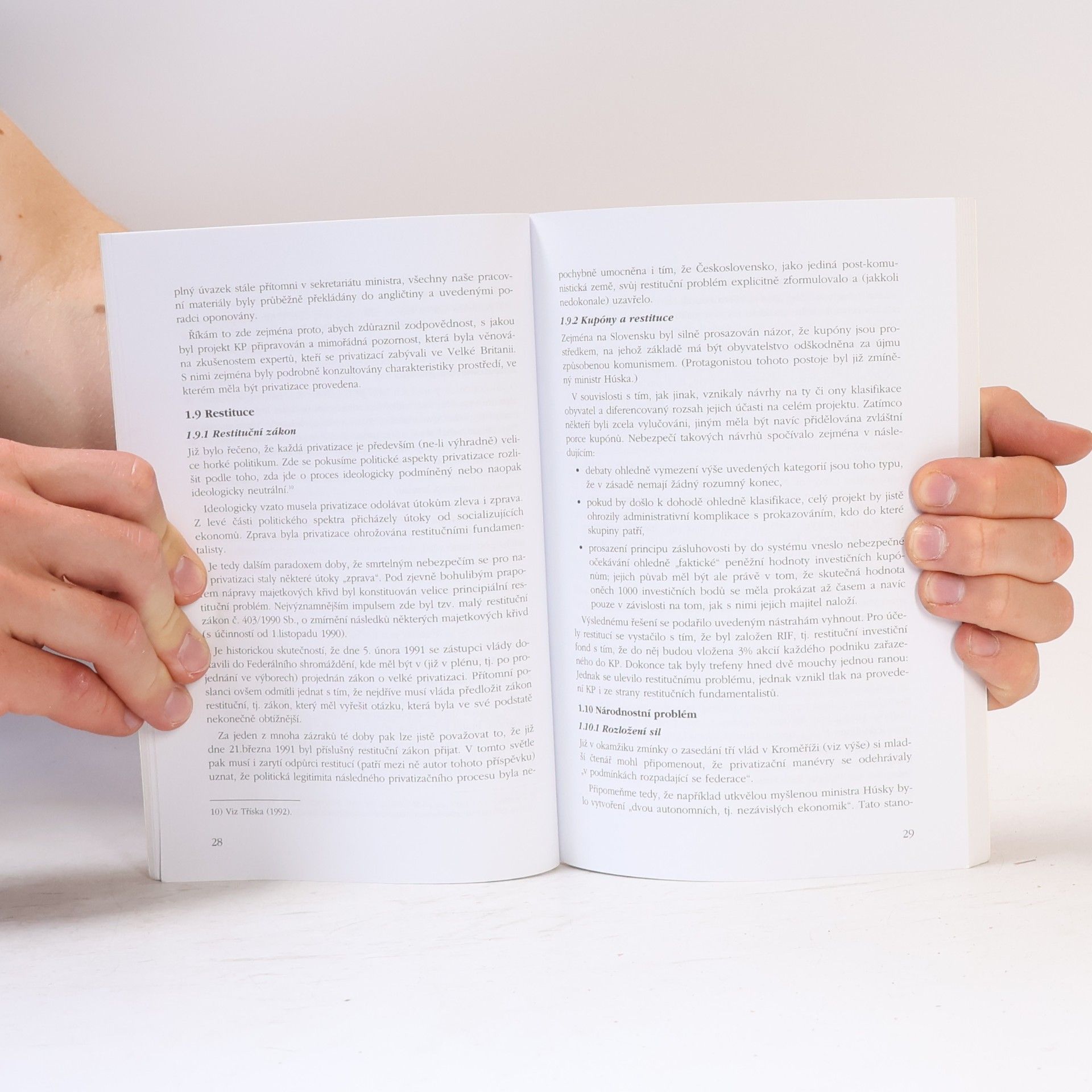 Dušan Tříska Kupónová privatizace - sborník textů
