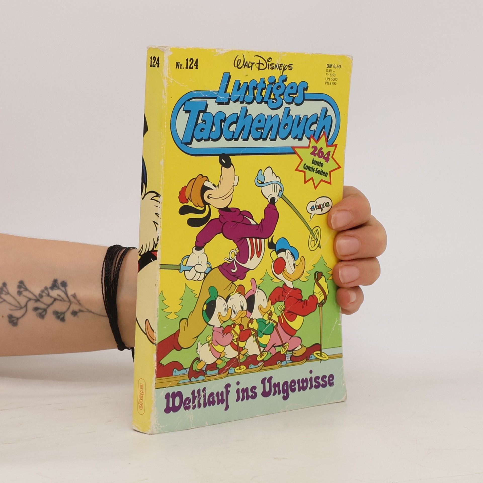Walt Disney Lustiges Taschenbuch Nr. 124. Wettlauf ins Ungewisse