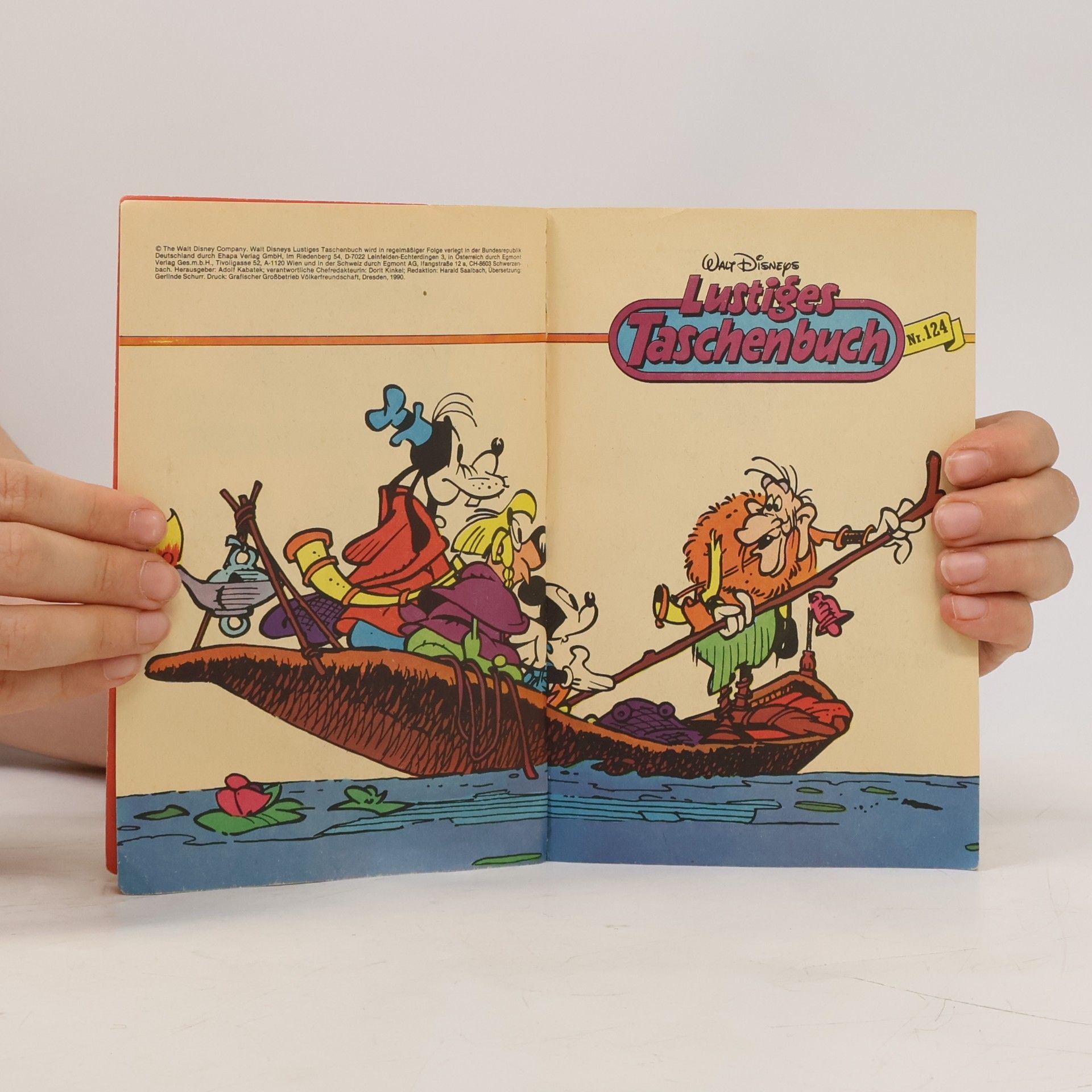Walt Disney Lustiges Taschenbuch Nr. 124. Wettlauf ins Ungewisse