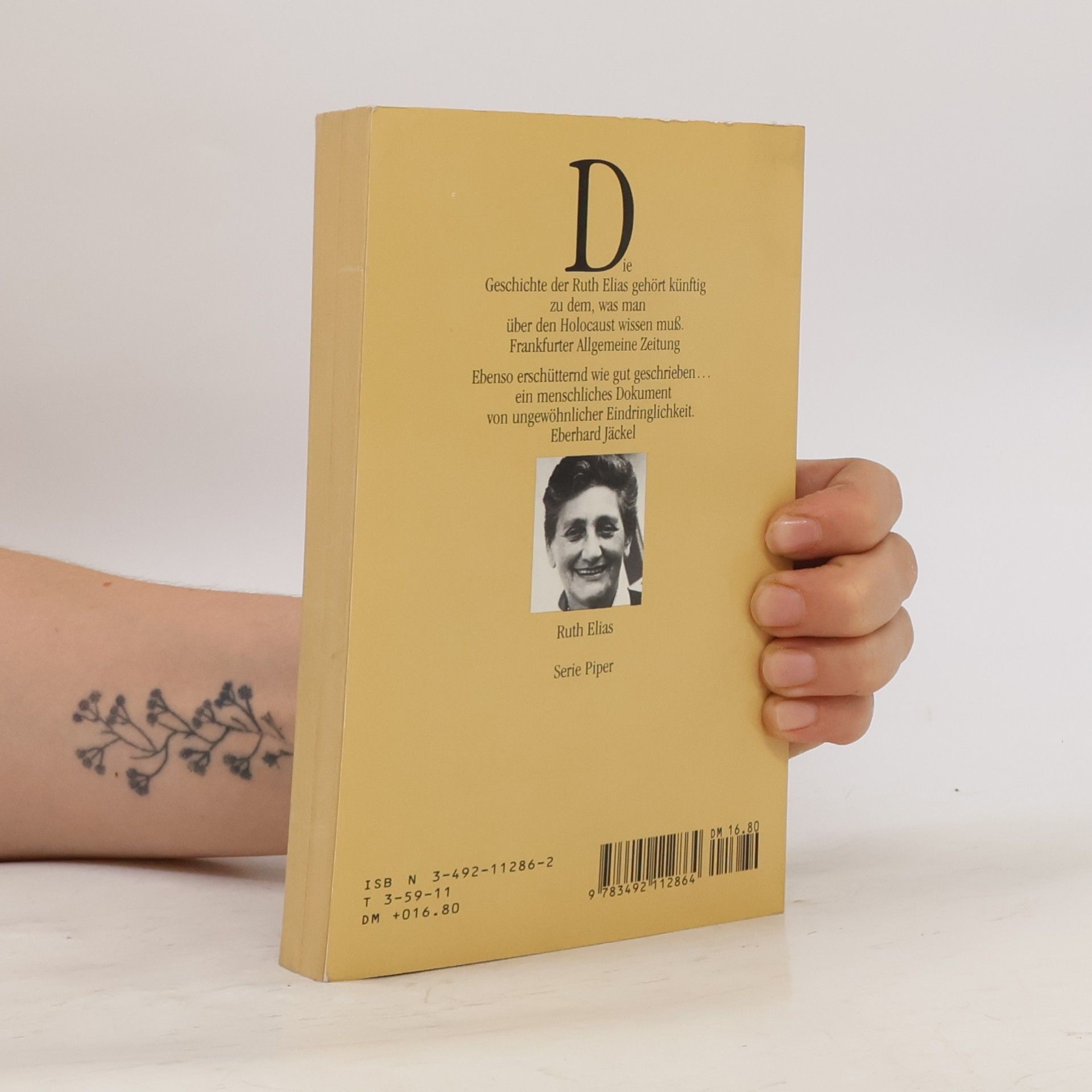Ruth Elias Die Hoffnung erhielt mich am Leben