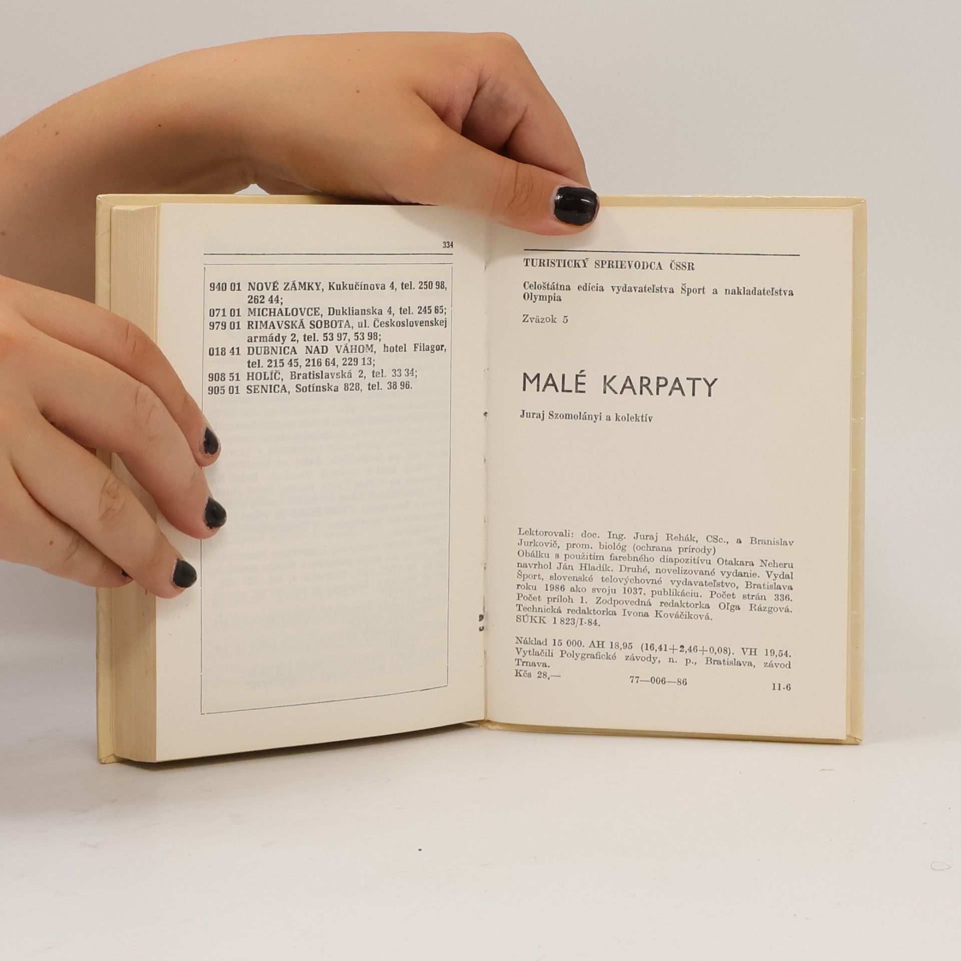 Jozef Szomolányi Malé Karpaty