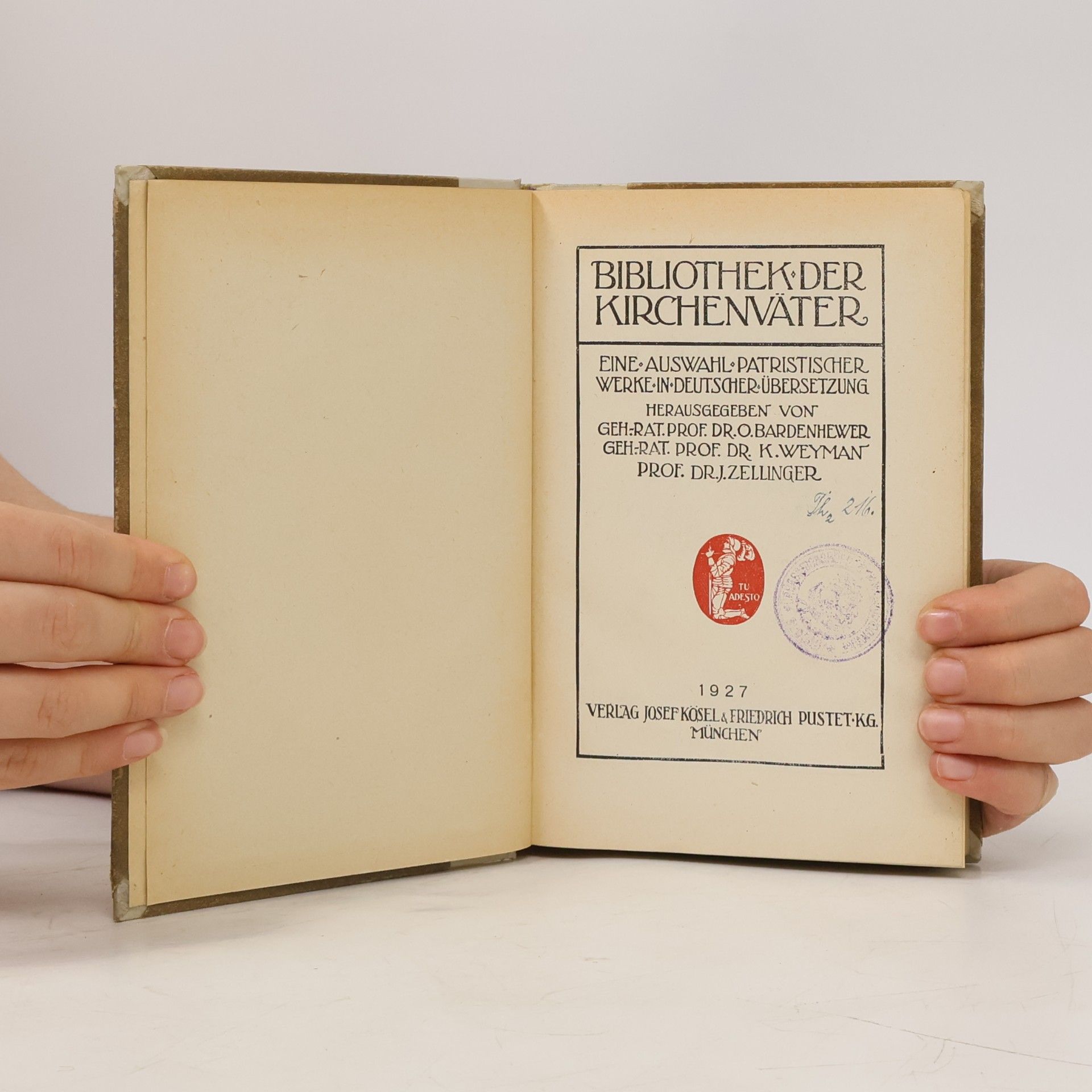 Auteurscollectief Bibliothek der Kirchenväter