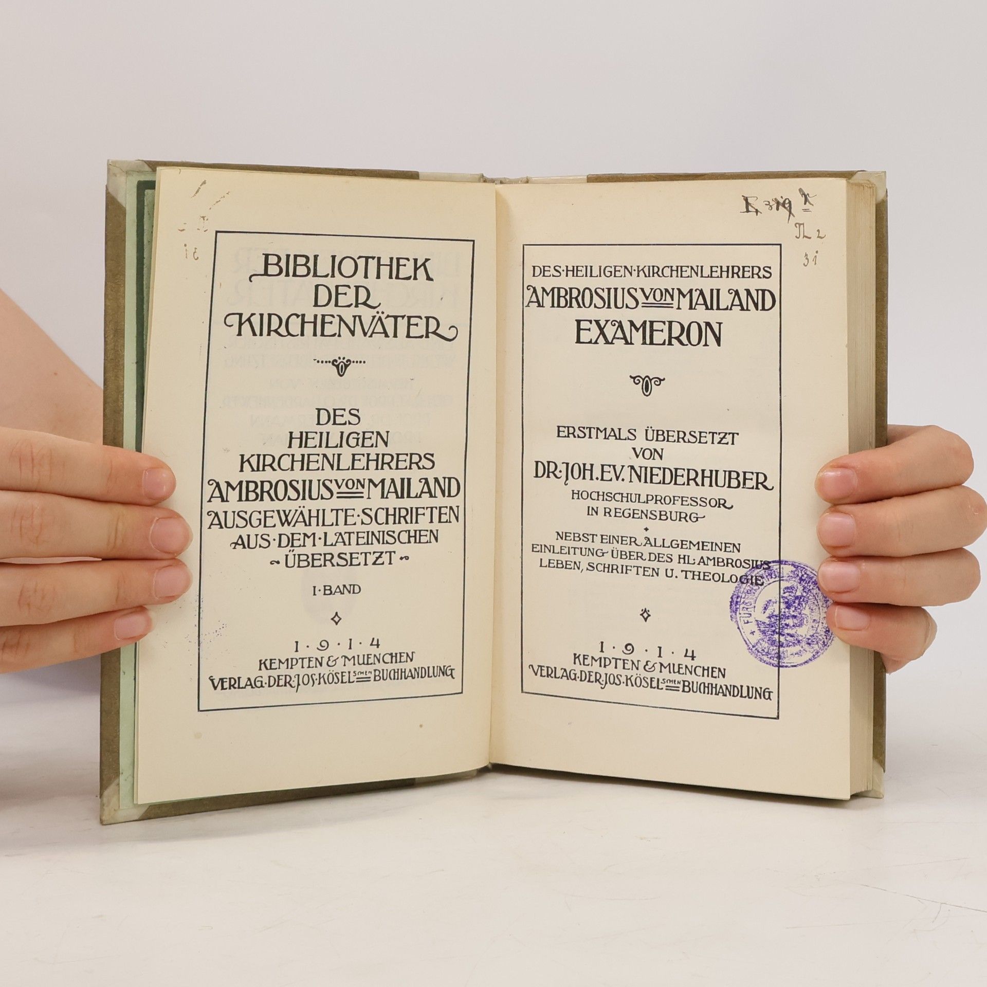 Ambrosius von Mailand Exameron