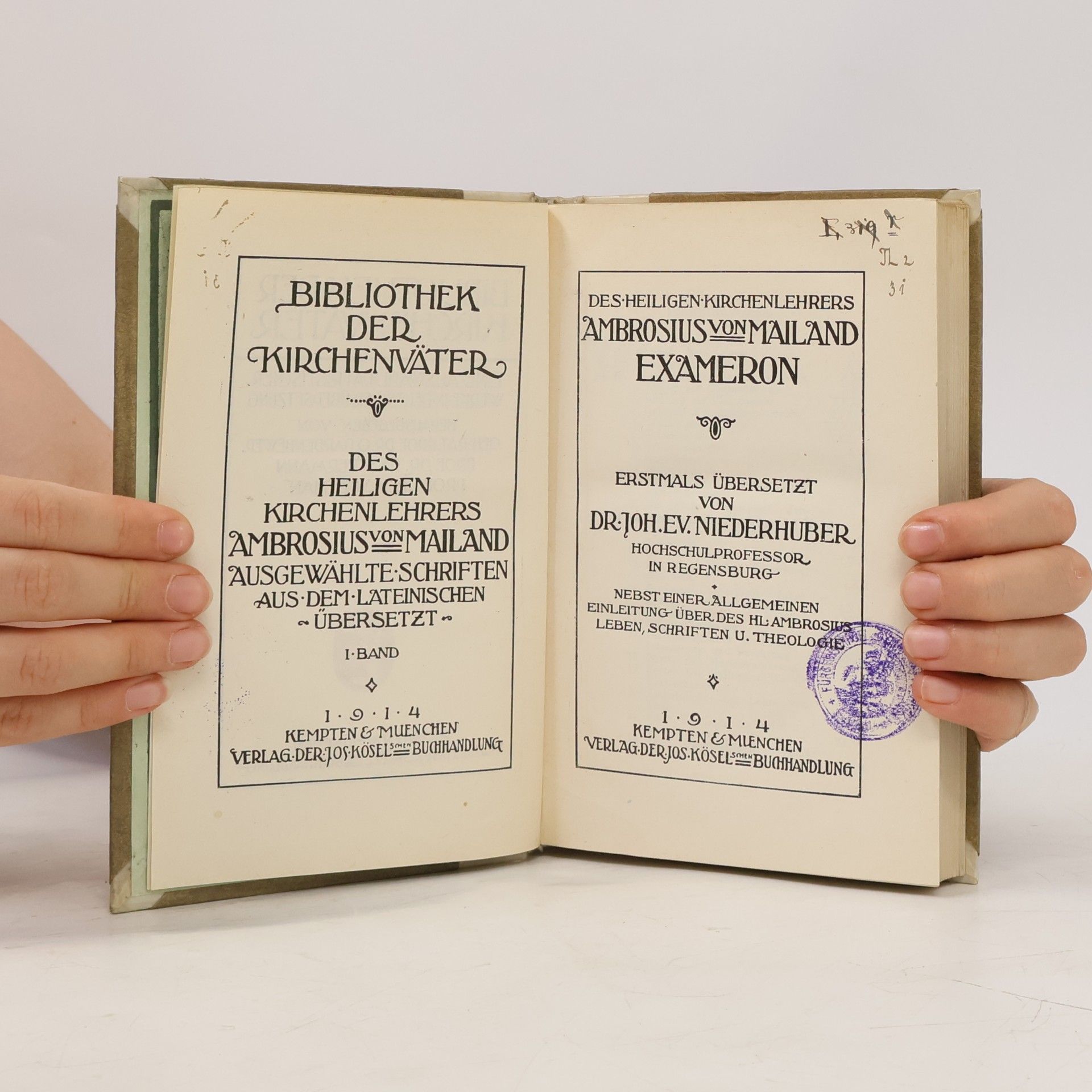 Ambrosius von Mailand Exameron
