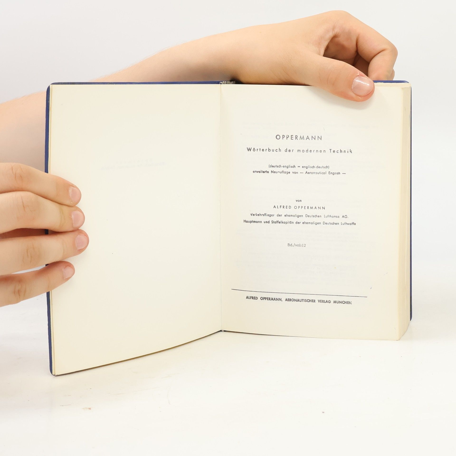 Alfred Oppermann Wörterbuch der modernen Technik (deutsch-englisch / englisch-deutsch)
