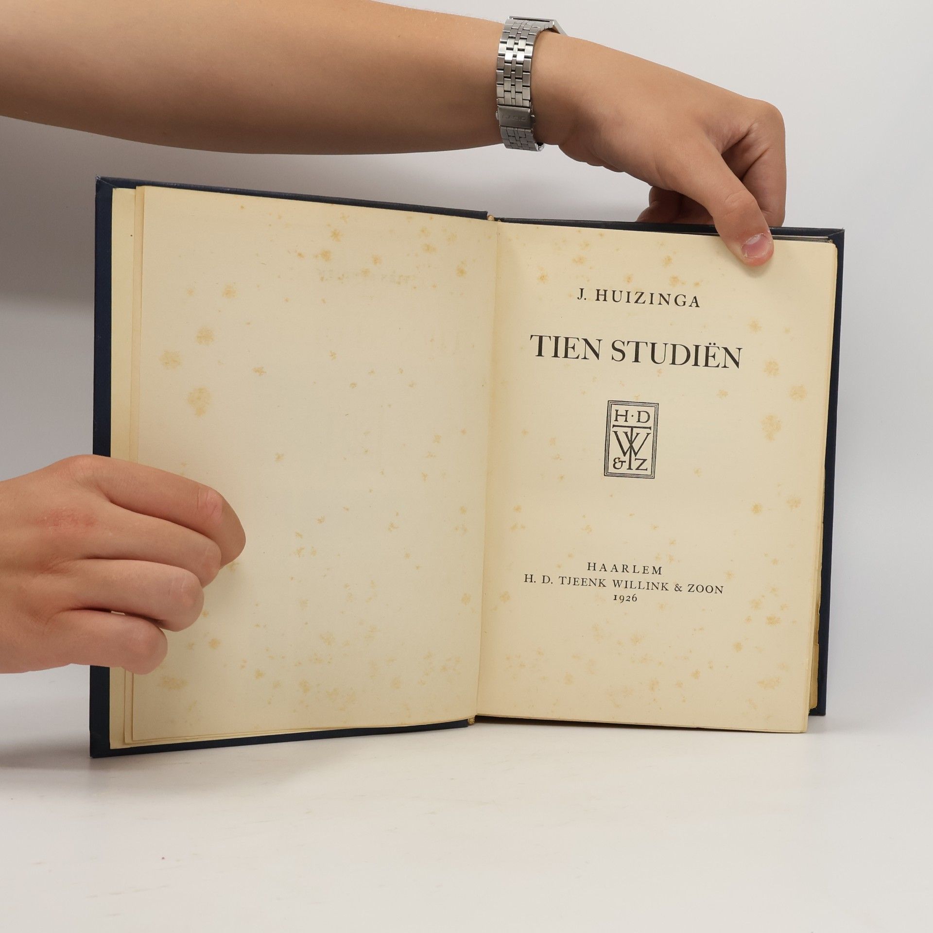 Johan Huizinga Tien Studiën