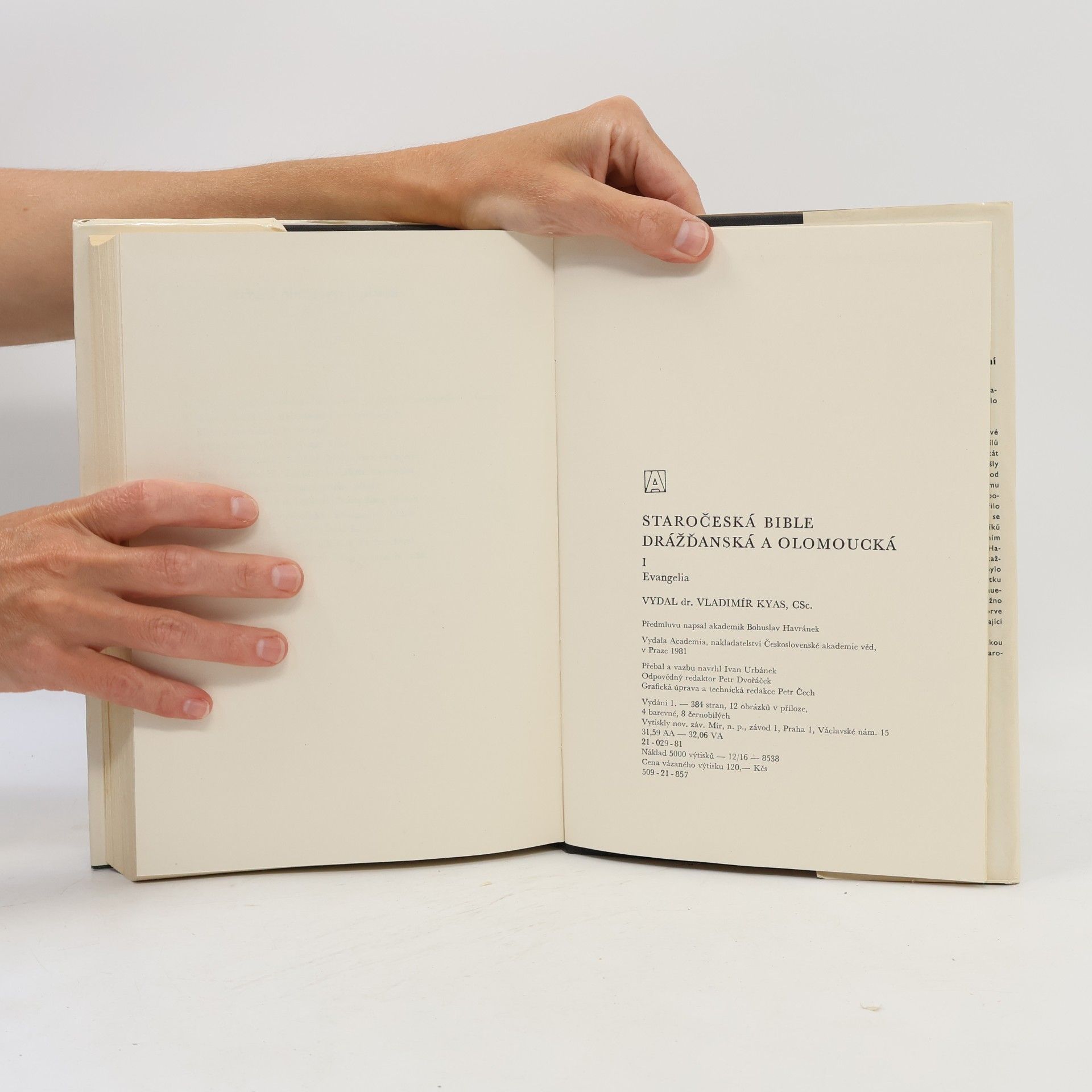 Autorenkollektiv Staročeská bible drážďanská a olomoucká. I. Evangelia
