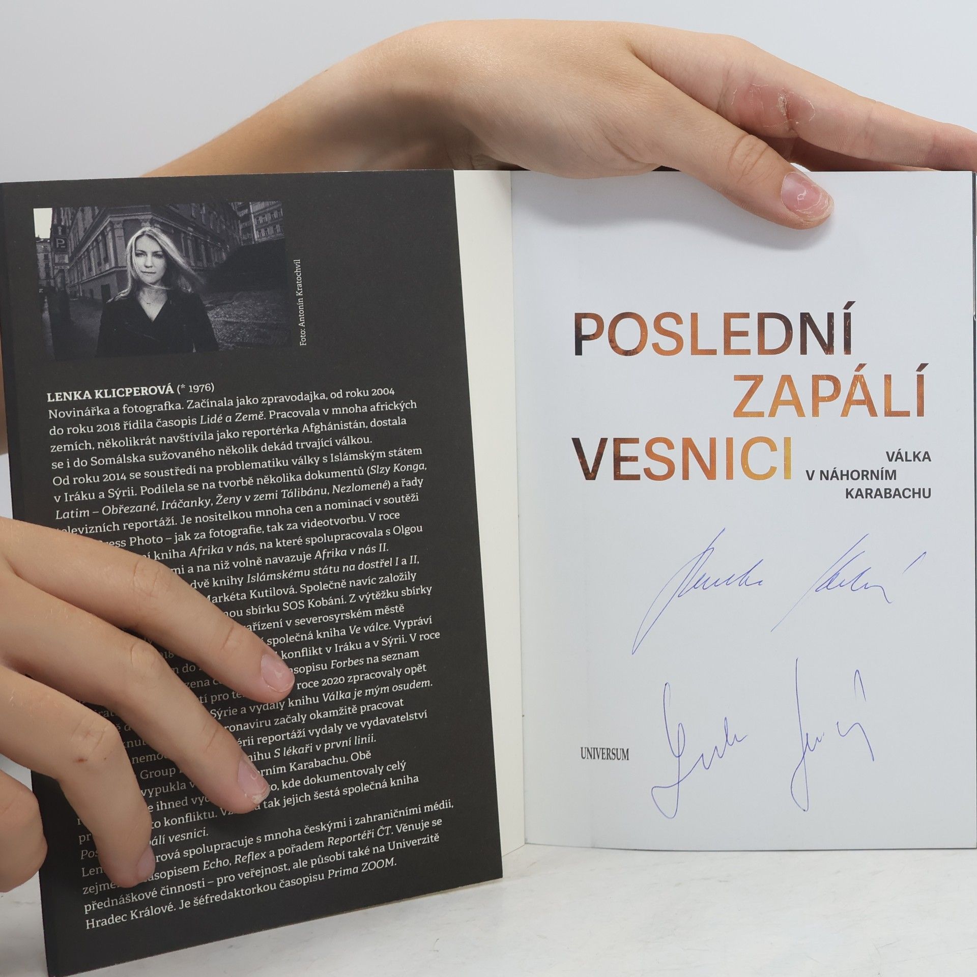 Lenka Klicperová Poslední zapálí vesnici - Válka v Náhorním Karabachu