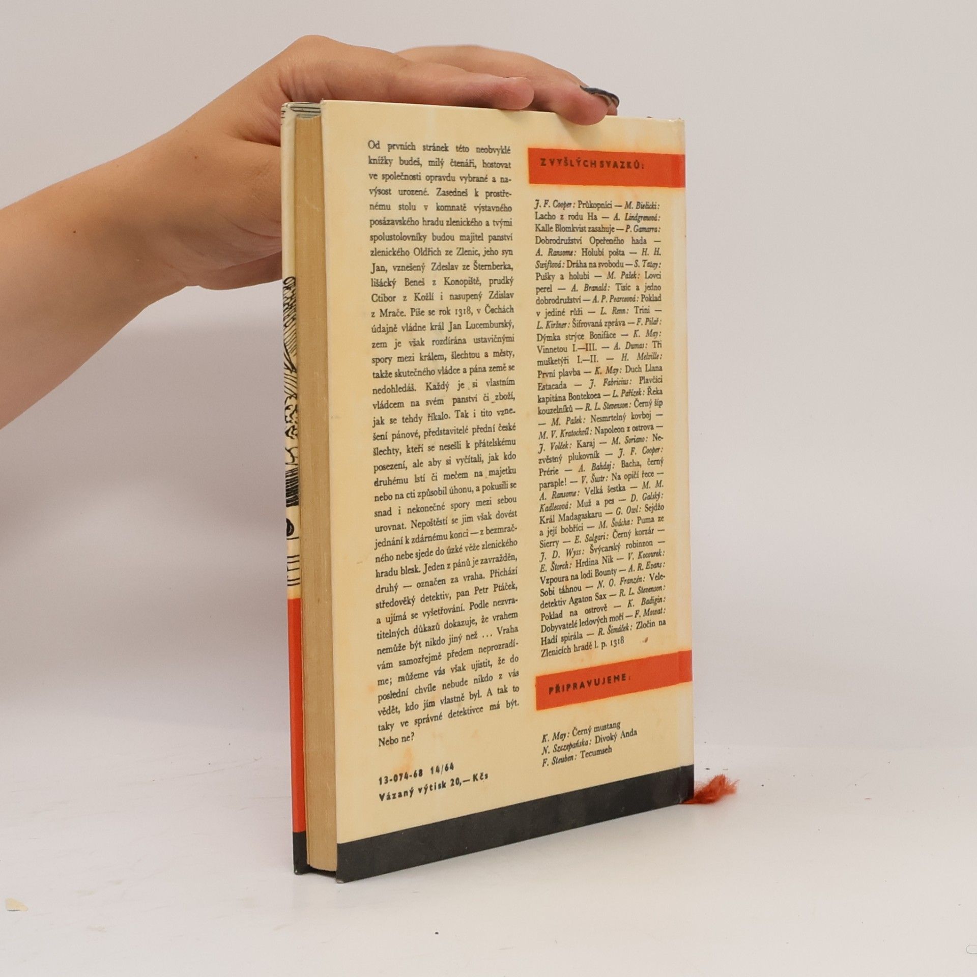 Radovan Šimáček Zločin na Zlenicích hradě L. P. 1318