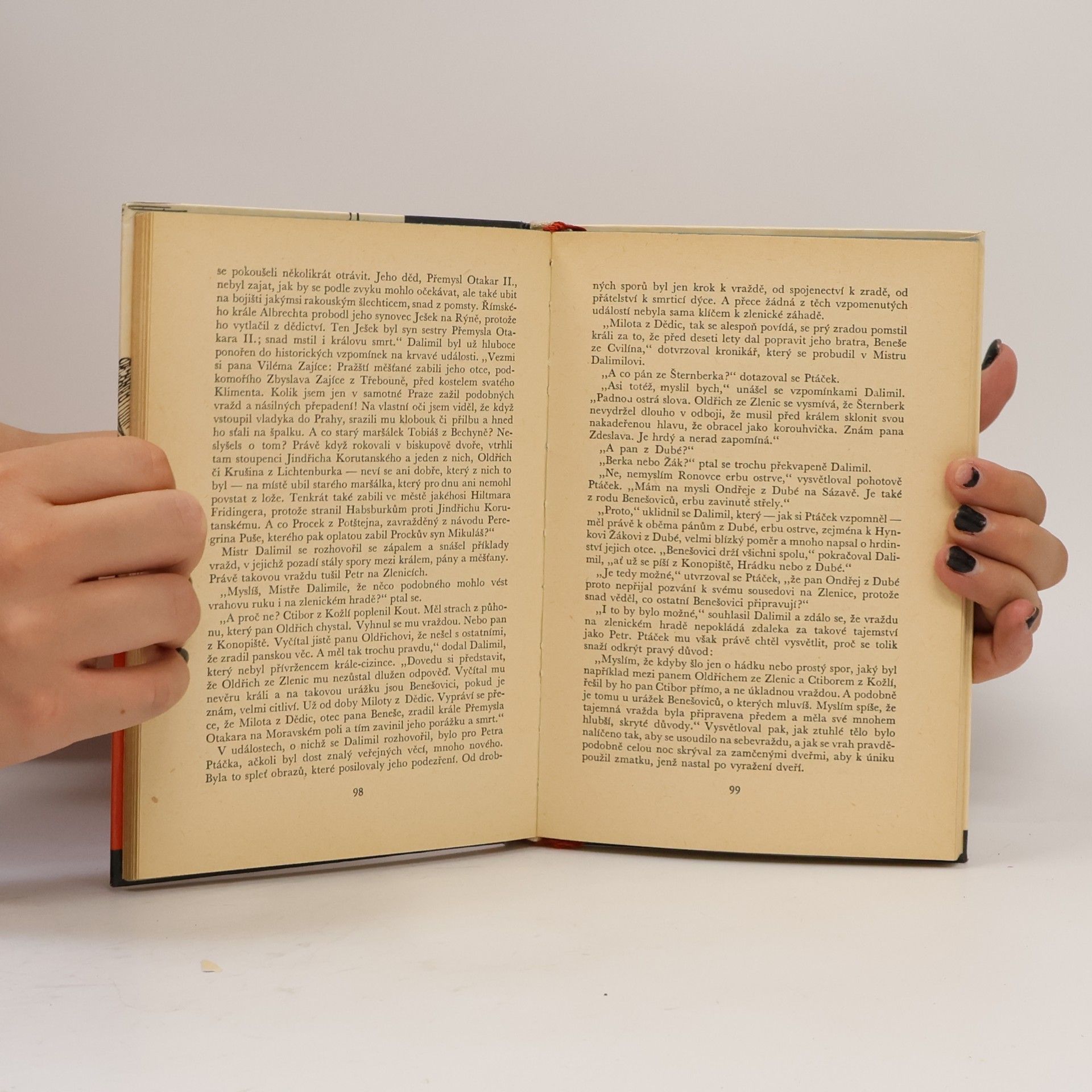 Radovan Šimáček Zločin na Zlenicích hradě L. P. 1318