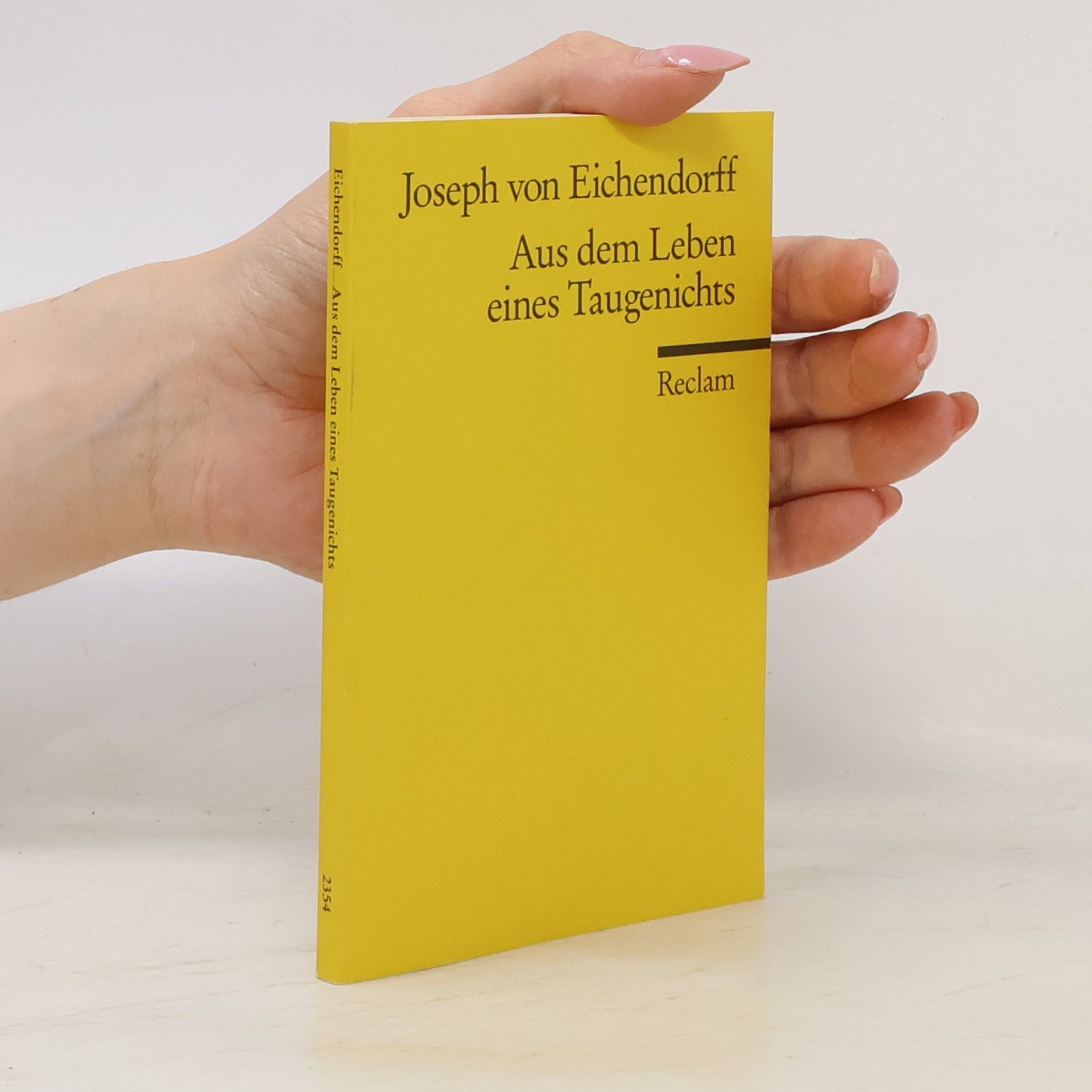 Joseph von Eichendorff Aus dem Leben eines Taugenichts