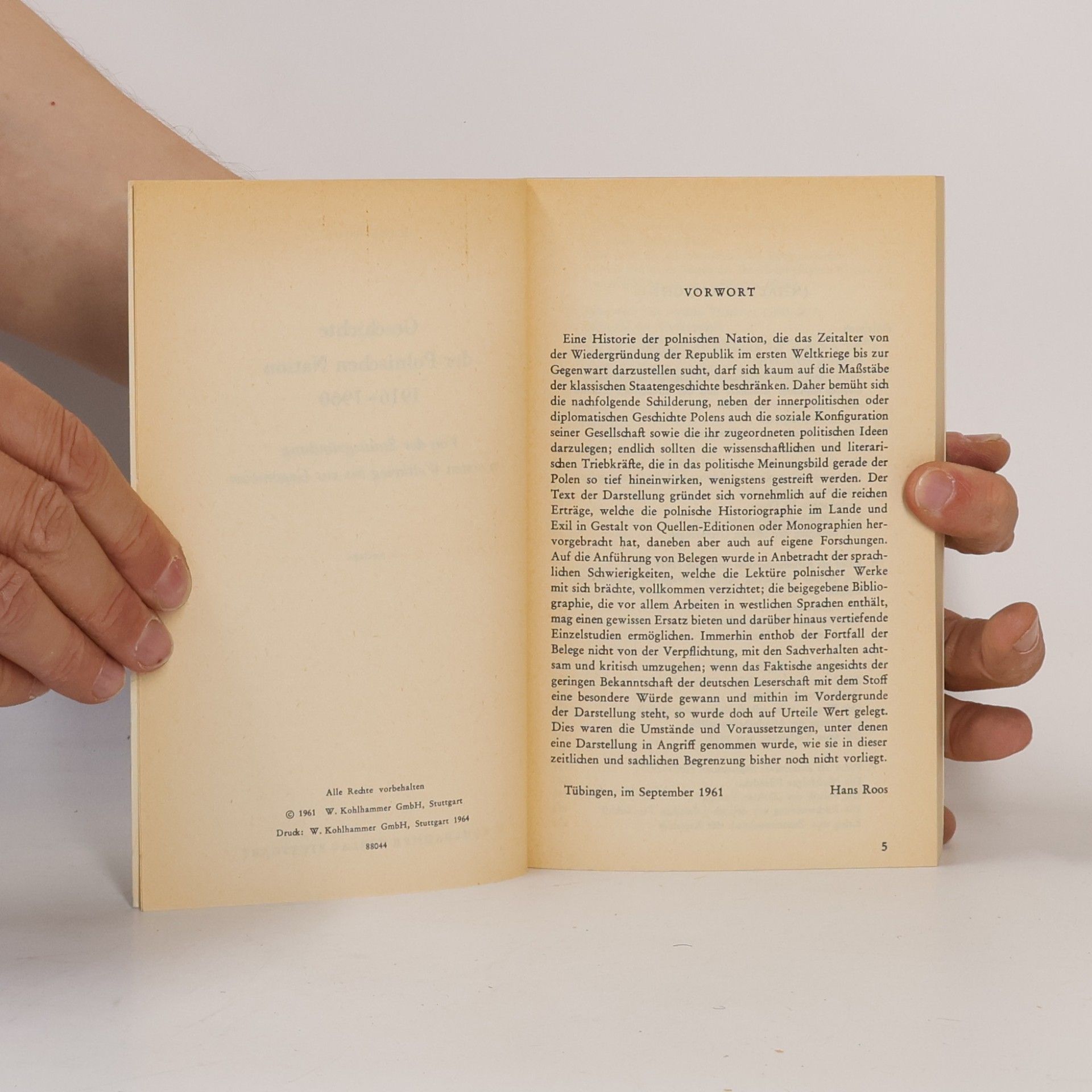Hans Ross Geschichte der Polnischen Nation 1916-1960