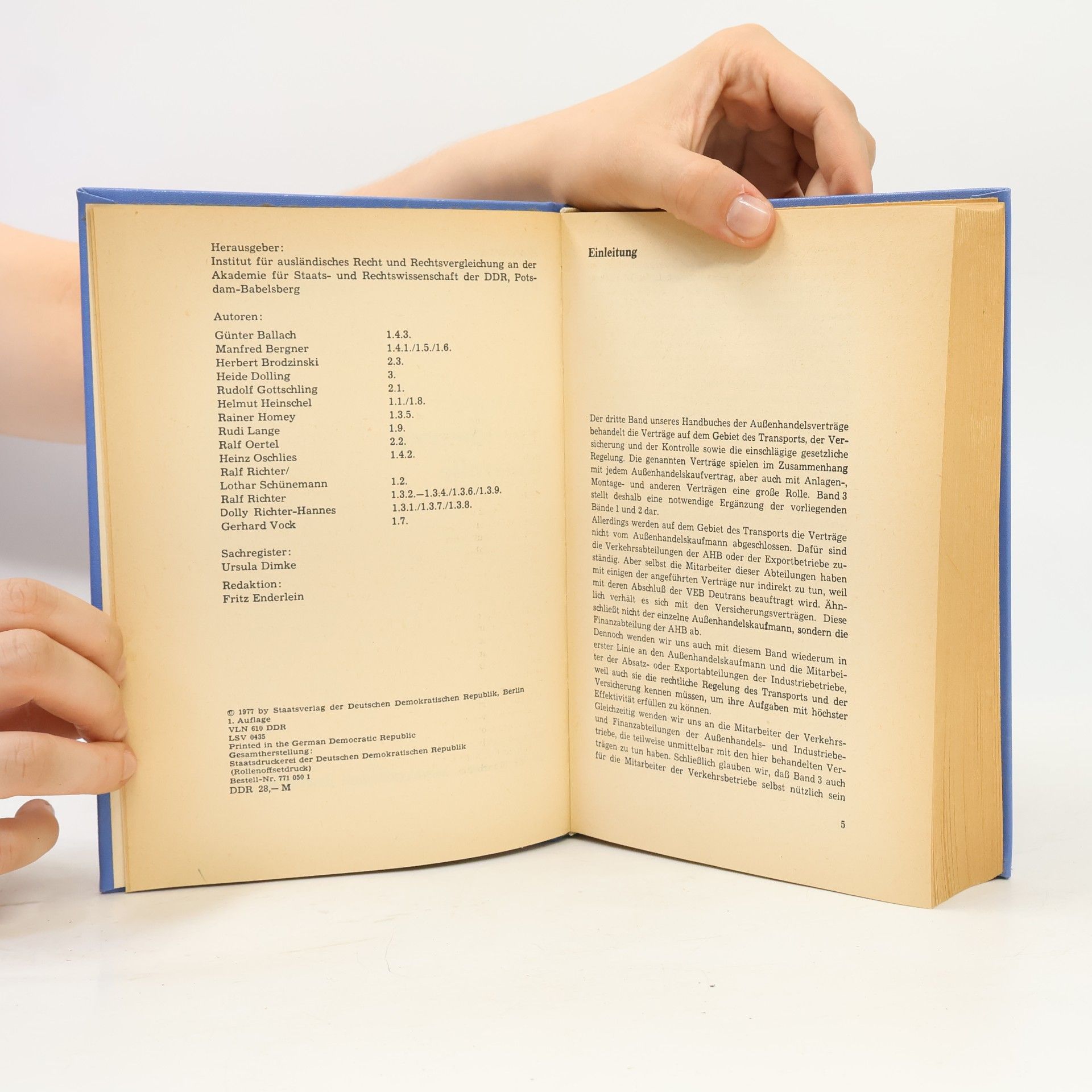 Autorenkollektiv Handbuch der Aussenhandelsverträge 3