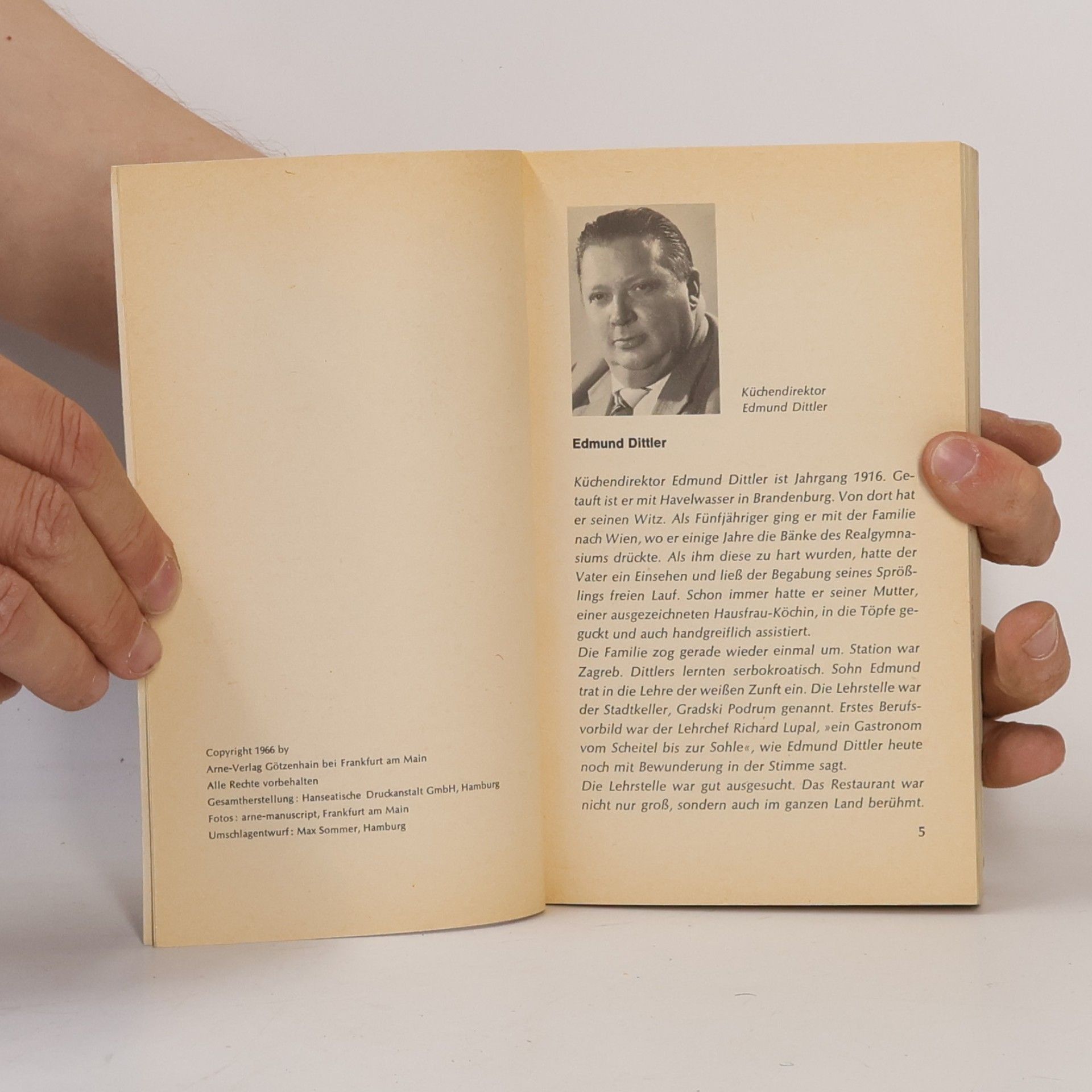 Edmund Dittler Für sie Gekocht