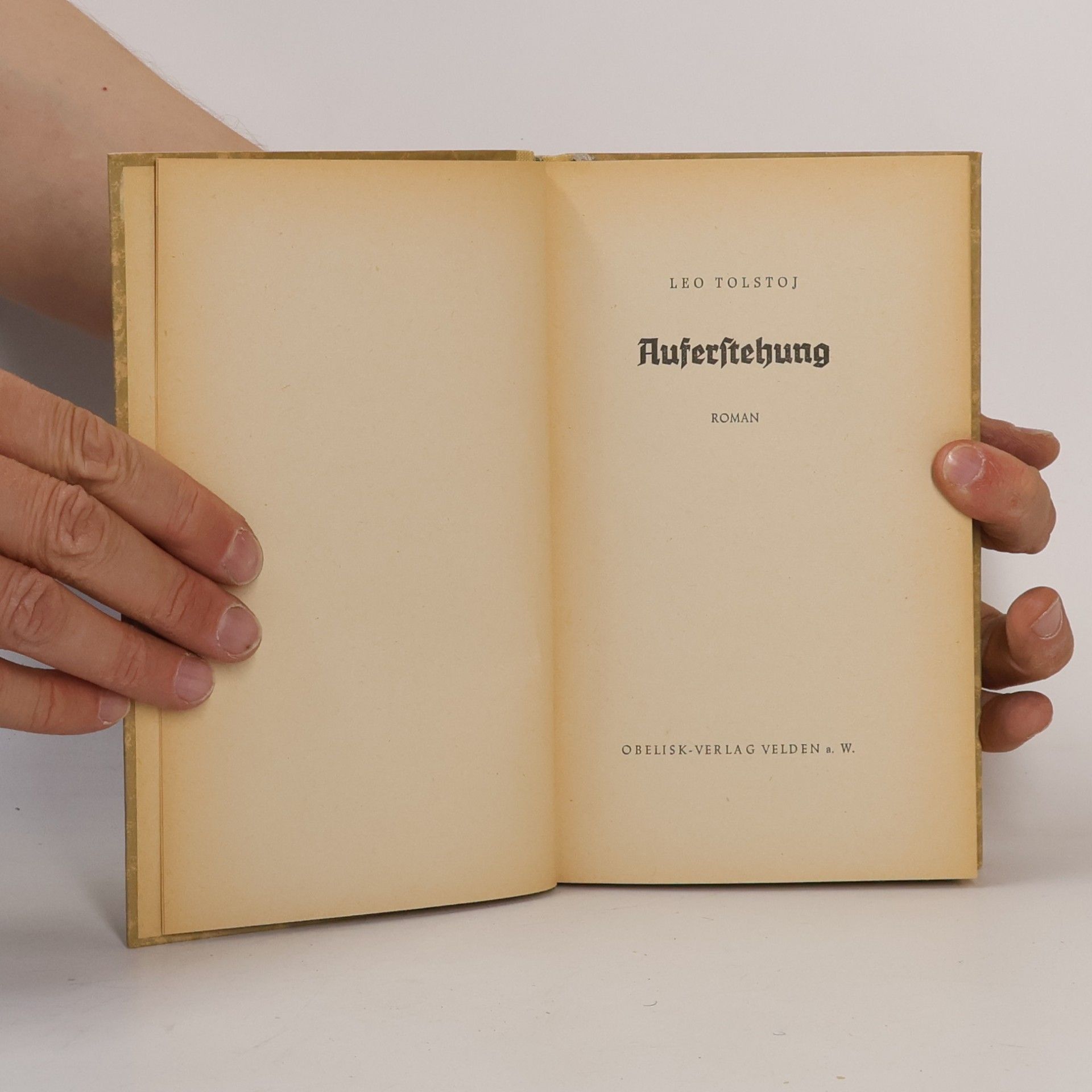 Leone Tolstoi Auferstehung