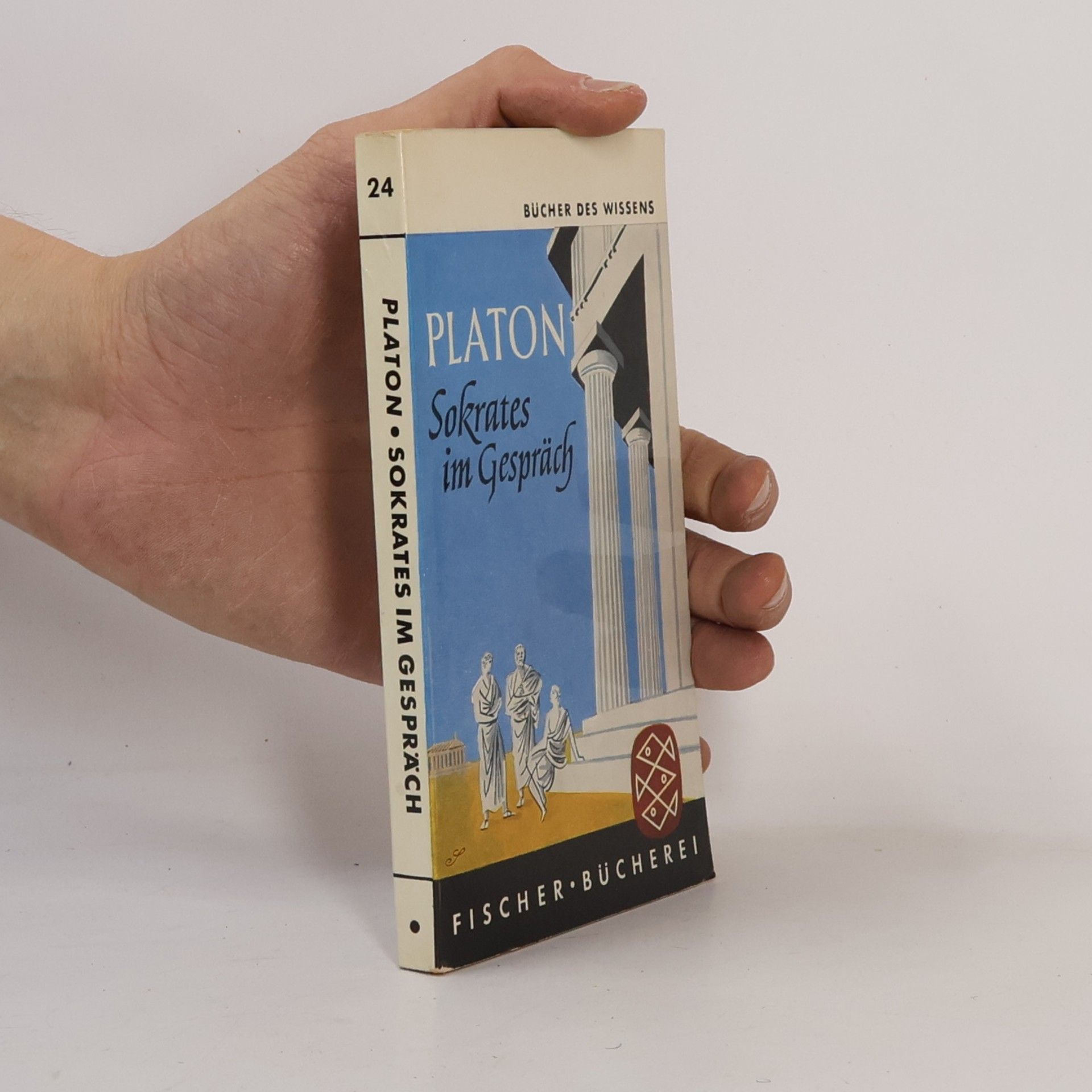 Plato Sokrates im Gespräch