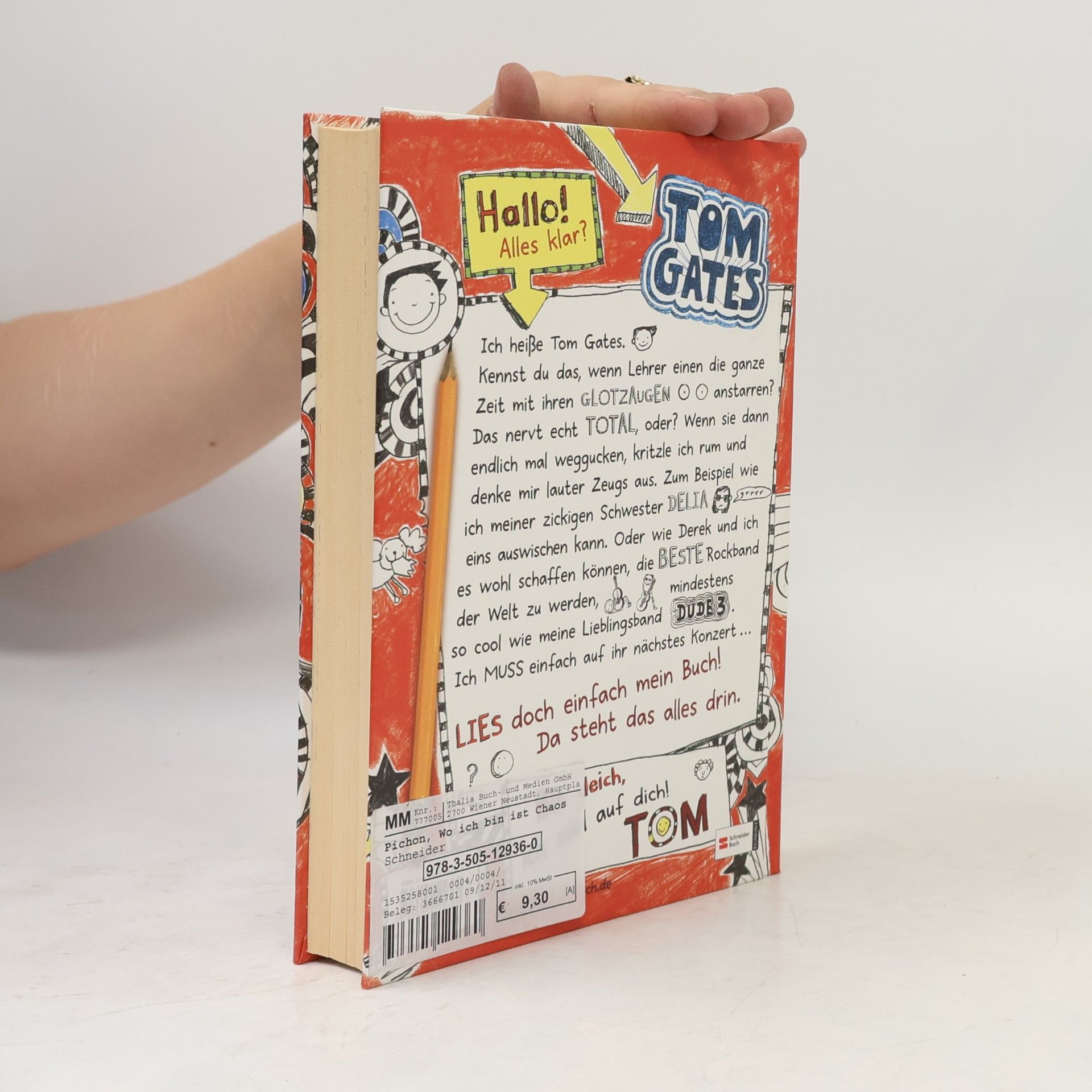 Liz Pichon Tom Gates, Band 01: Wo ich bin, ist Chaos - aber ich kann nicht überall sein - German version of ' Brilliant World of Tom Gates ' (German Edition)