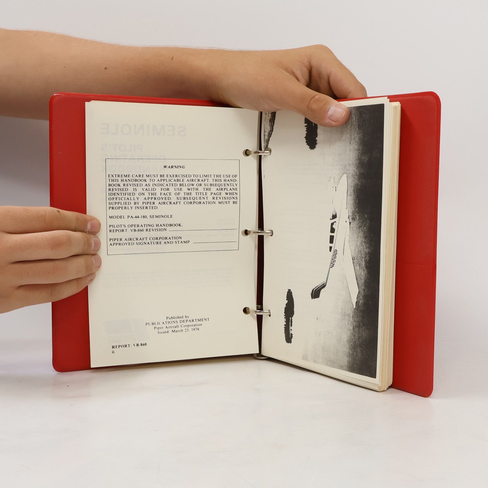 Collectif d'auteurs Seminole Pilot's Operating Handbook and FAA Approved Airplane Flight Manual