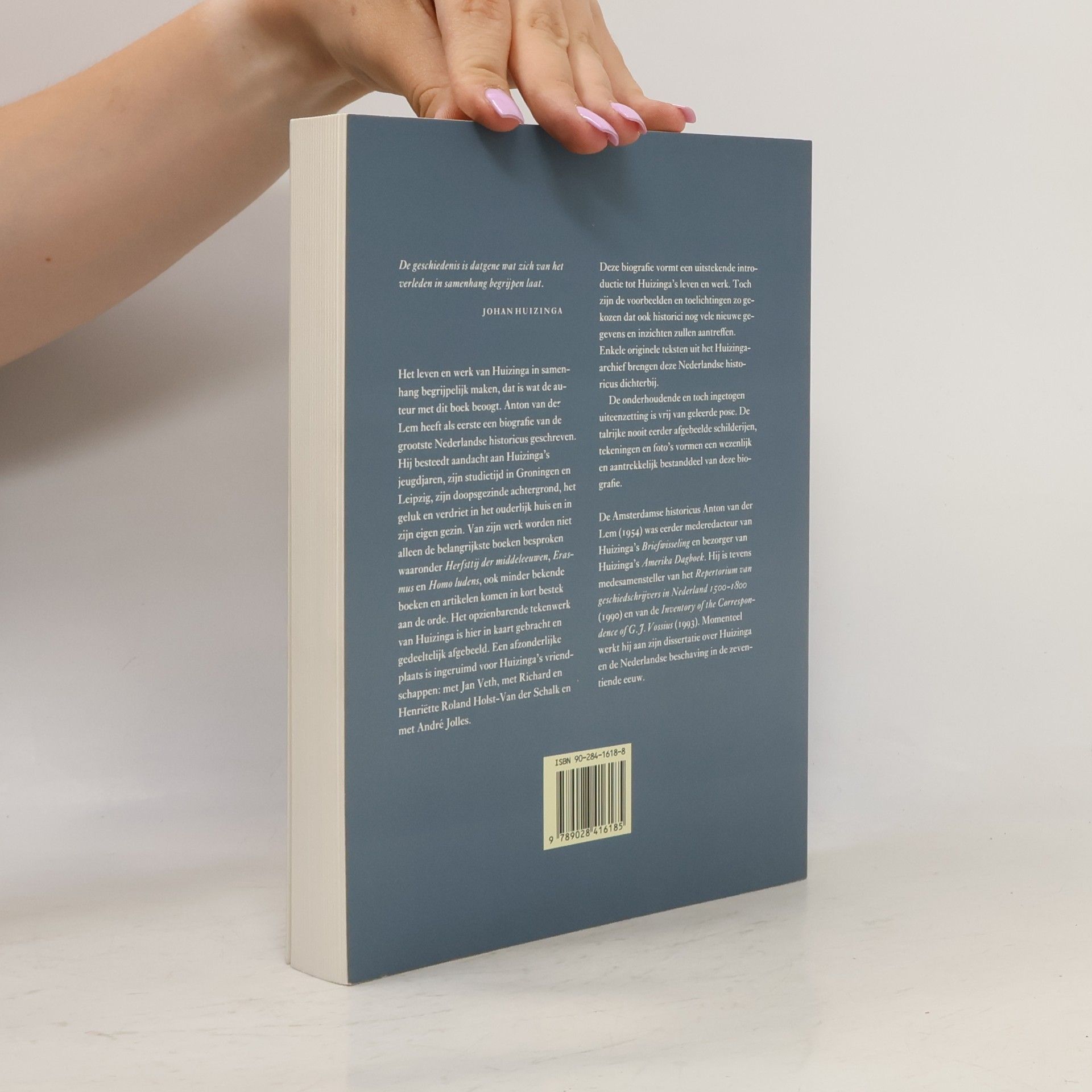 Anton van der Lem Wereldbibliotheek: Johan Huizinga