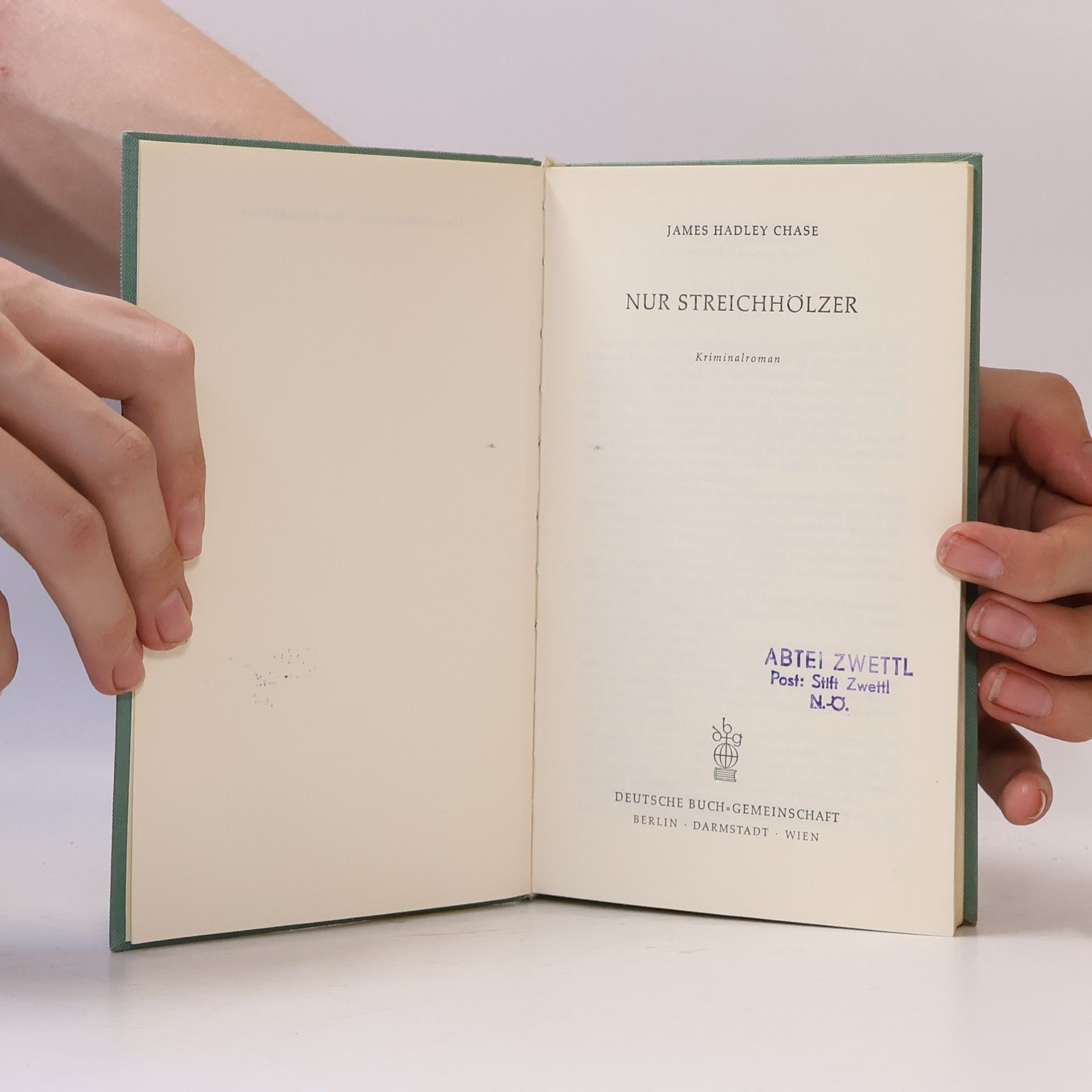 James Hadley Chase Nur Streichhölzer