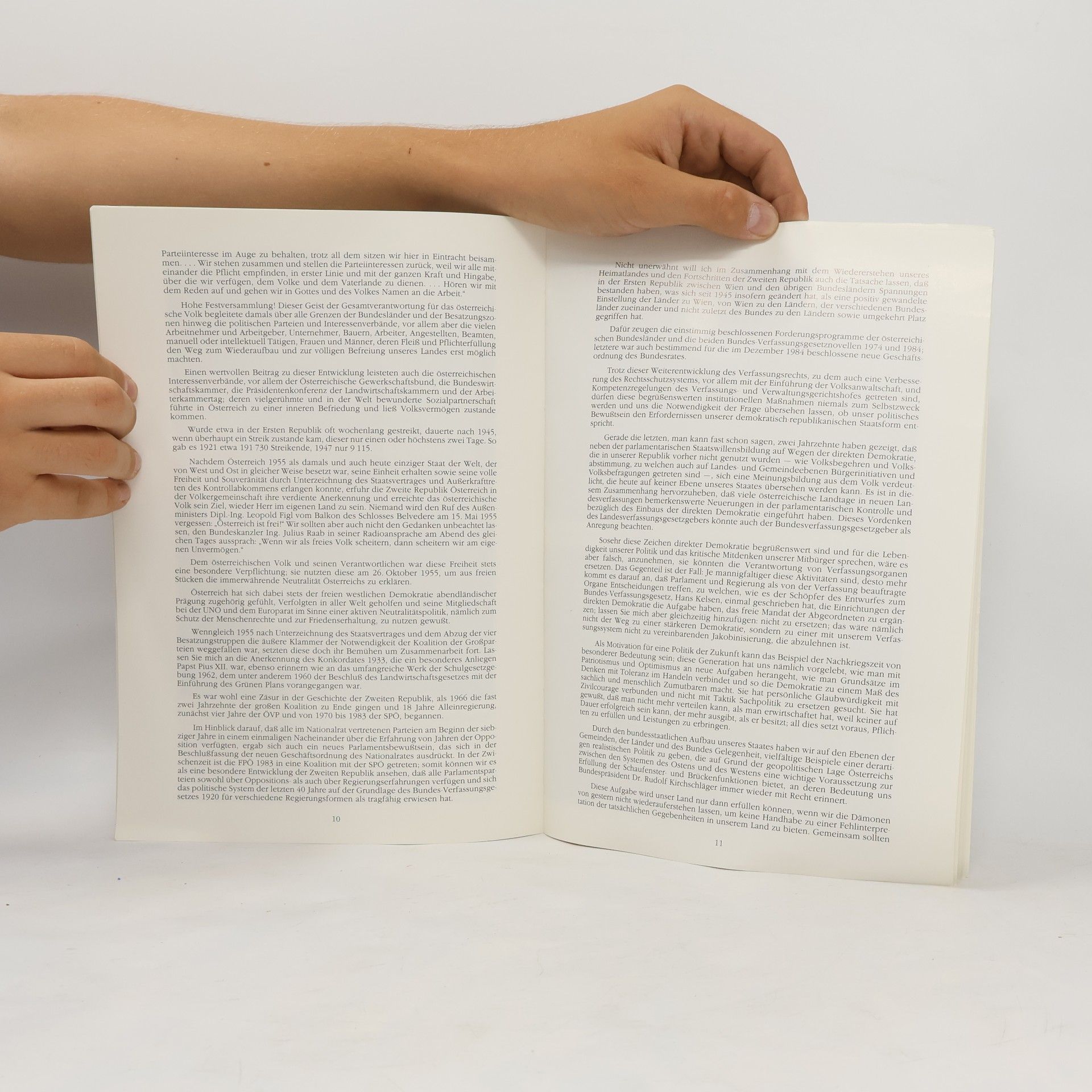 Various authors 40. Jahrestag der Gründung der Zweiten Republik