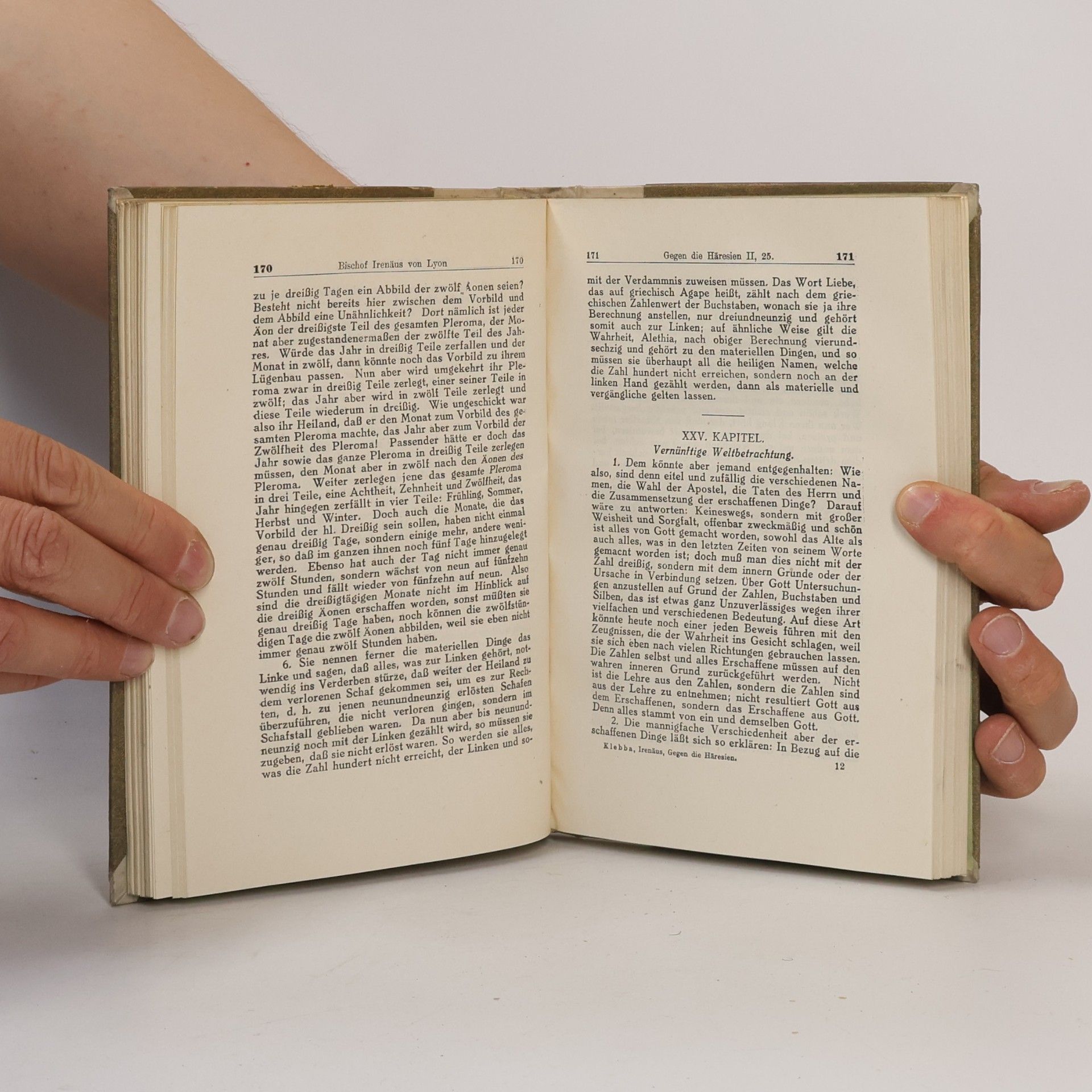 Irenäus von Lyon Des heiligen Irenäus fünf Bücher gegen die Häresien