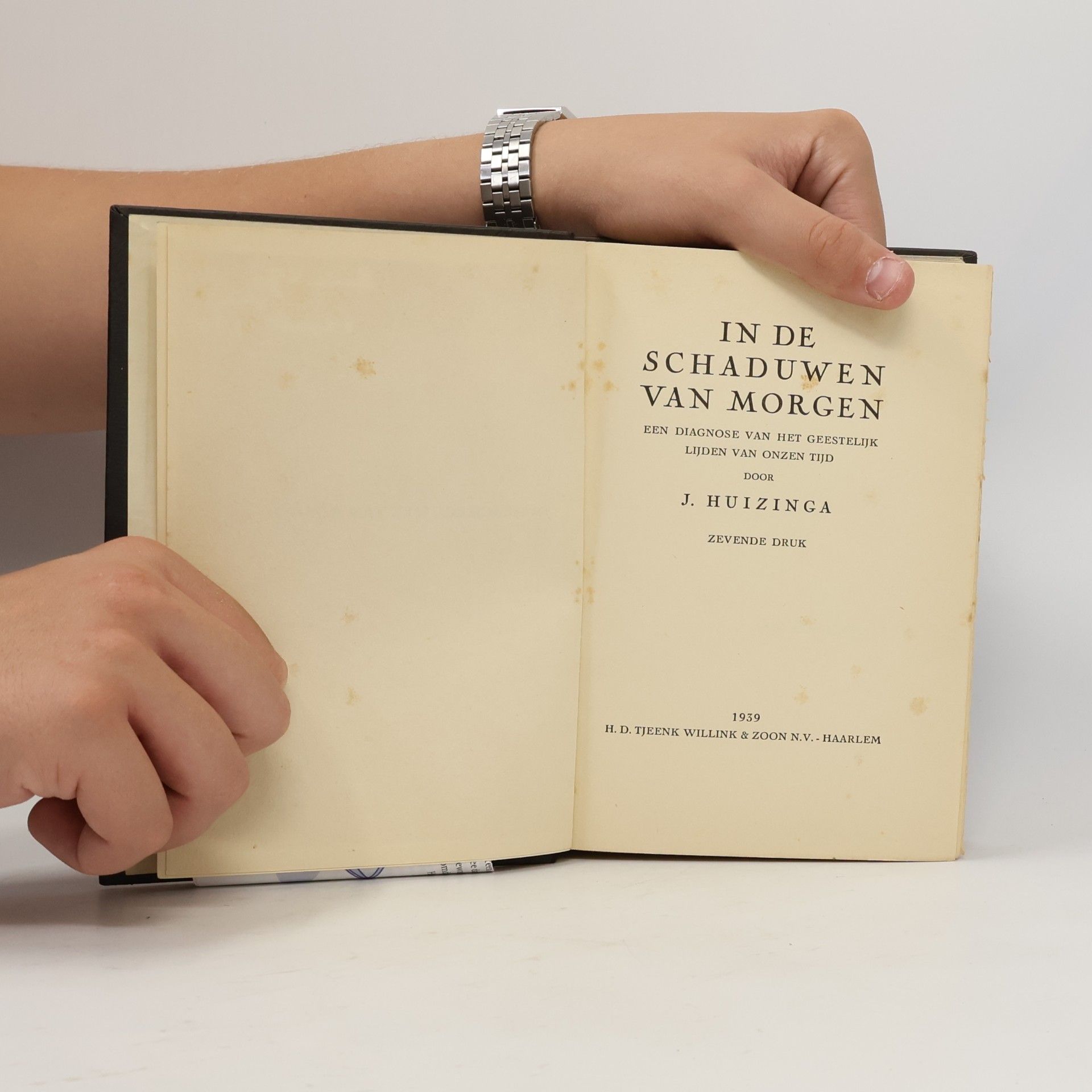 Johan Huizinga In de schaduwen van morgen