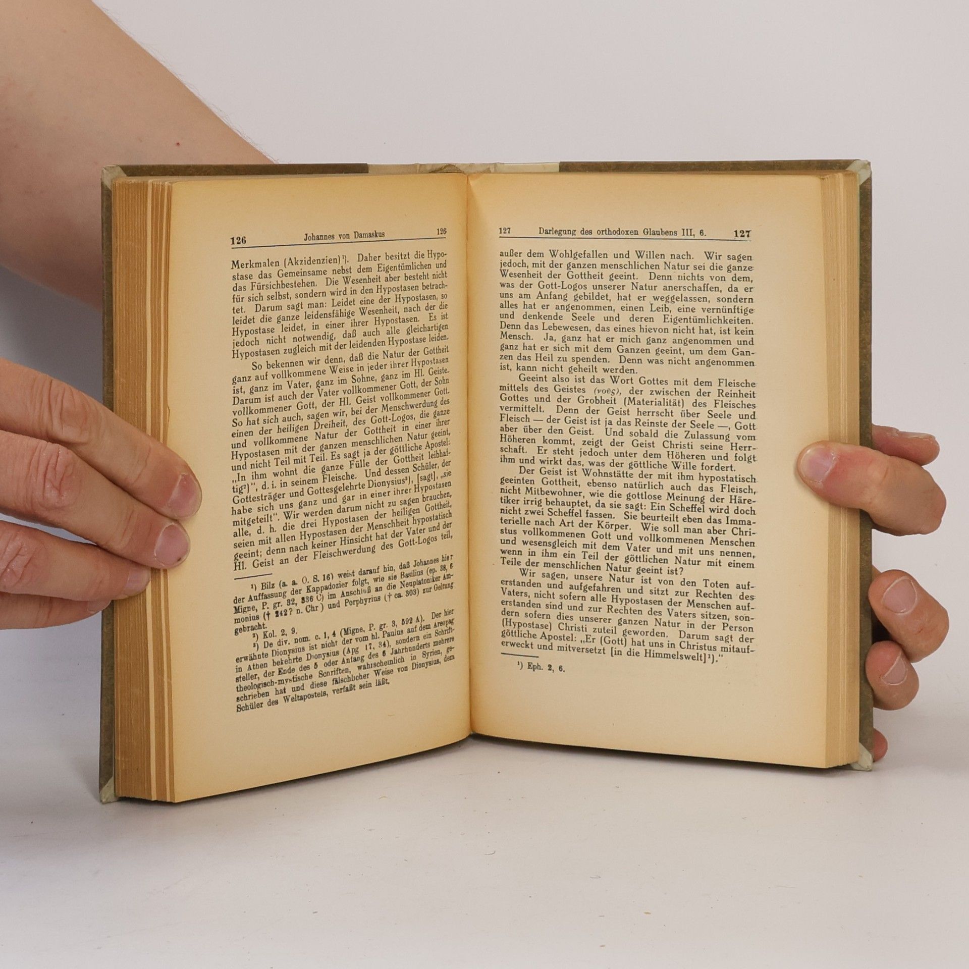 John of Damascus Des heiligen Johannes von Damaskus genaue Darlegung des orthodoxen Blaubens aus dem griechischen Übersetzt