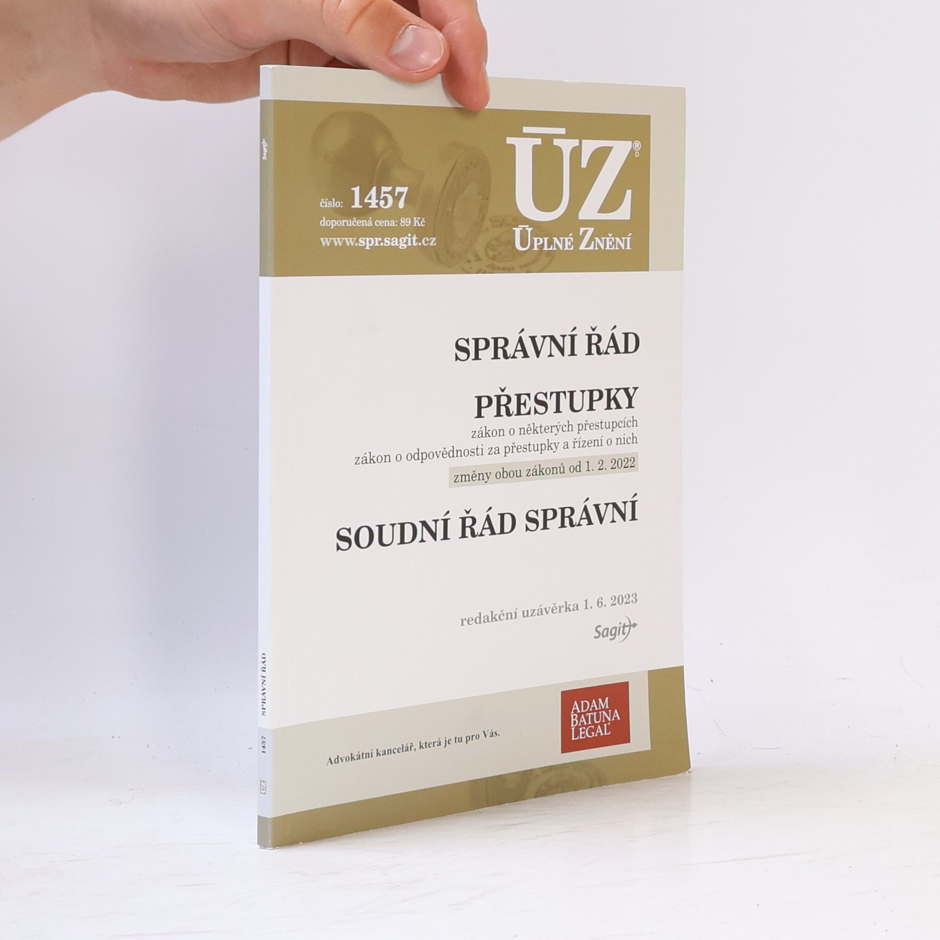 Collectif d'auteurs Správní řád. Přestupky. Soudní řád správní