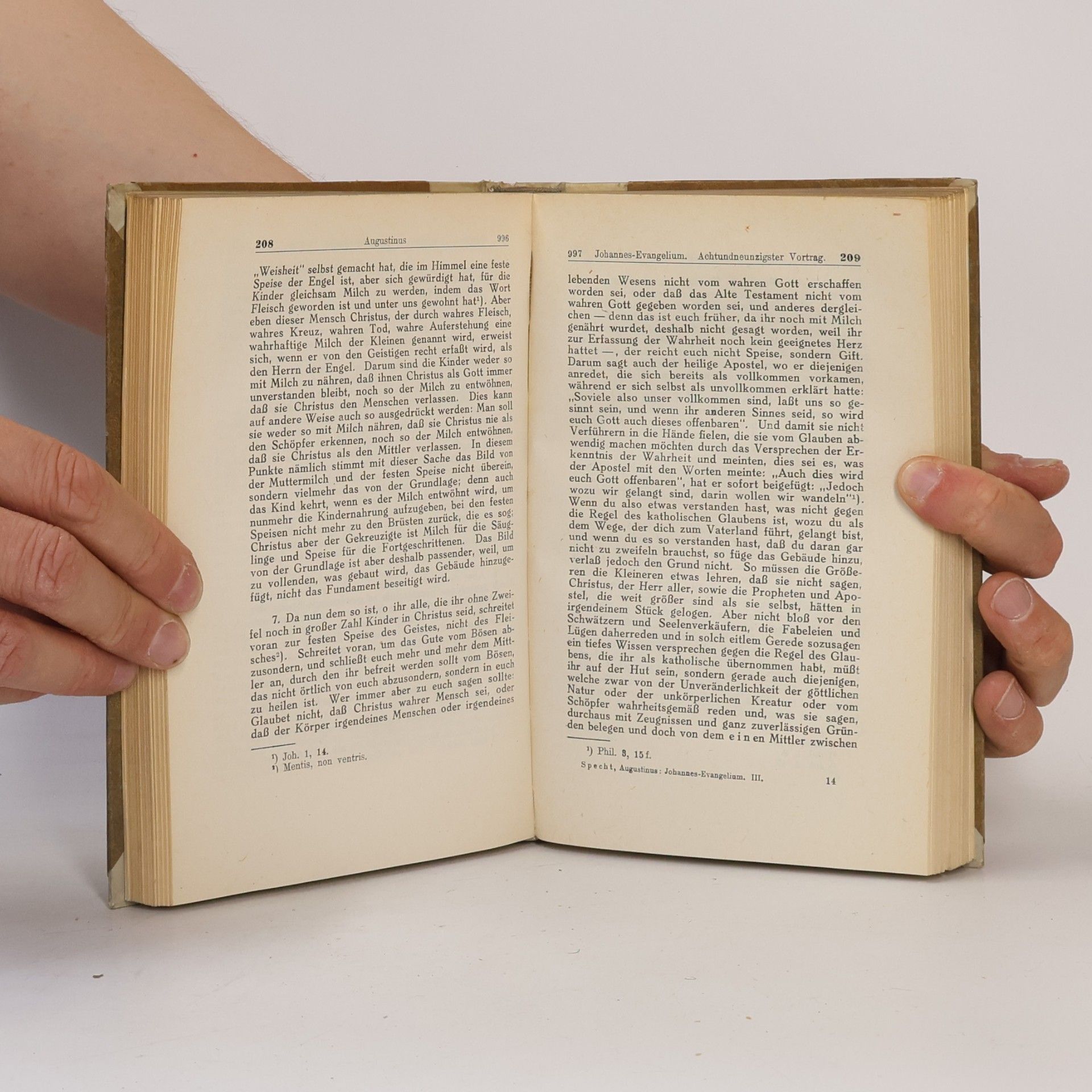 Augustín Vorträge über das Evangelium des hl. Johannes