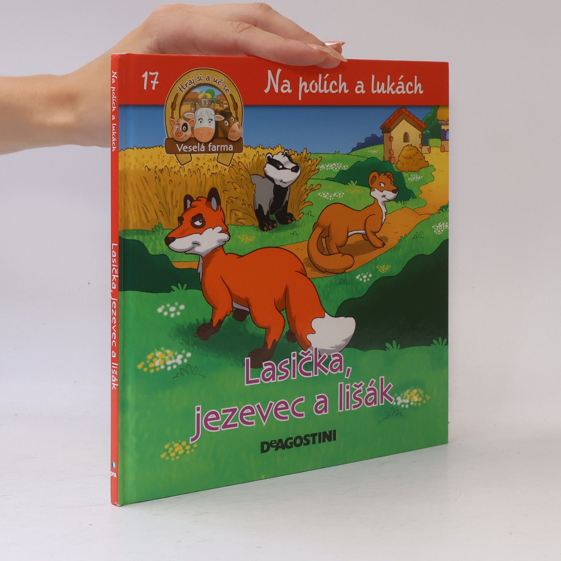 Collectif d'auteurs Na polích a lukách 17. Lasička, jezevec a lišák