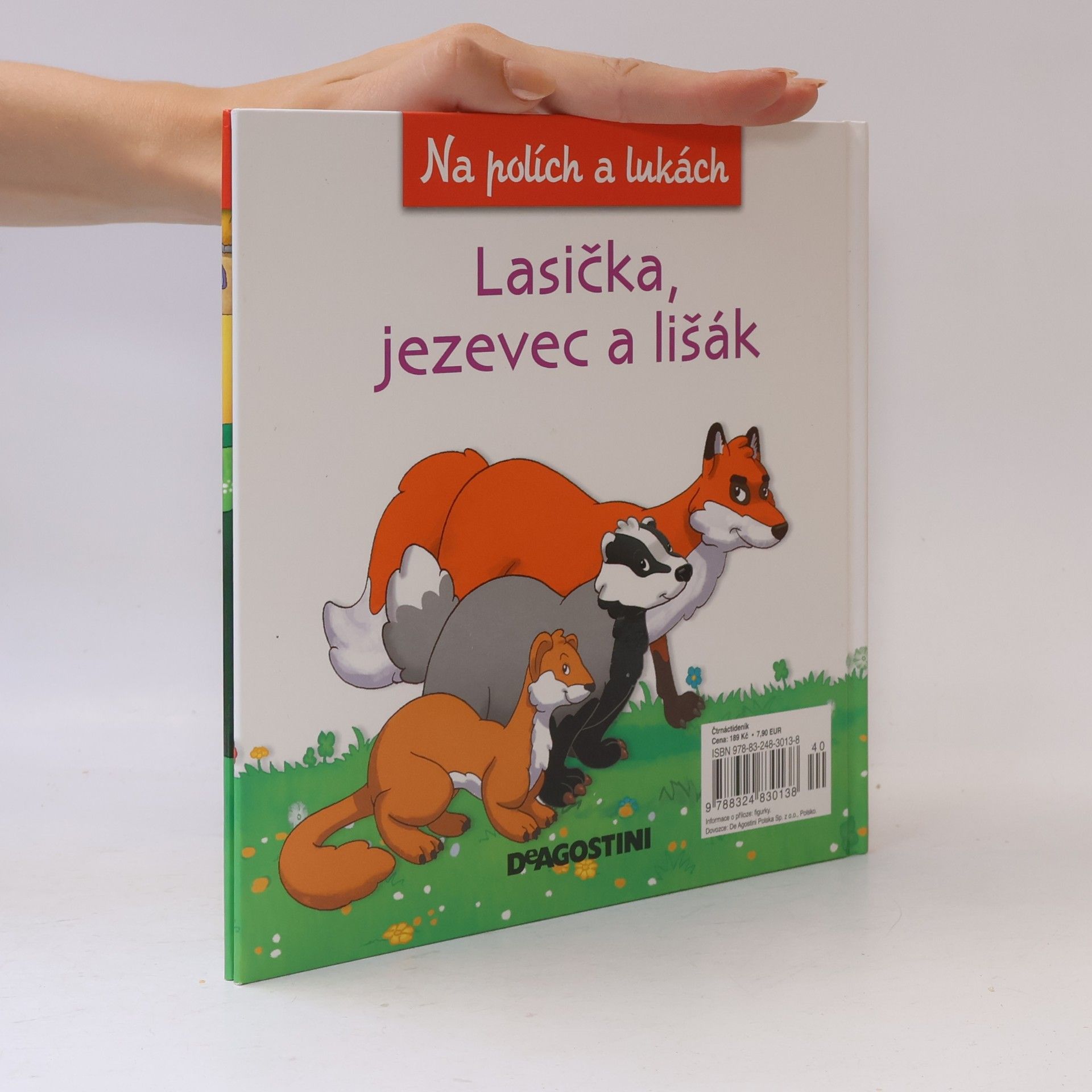Kolektiv autorů Na polích a lukách 17. Lasička, jezevec a lišák