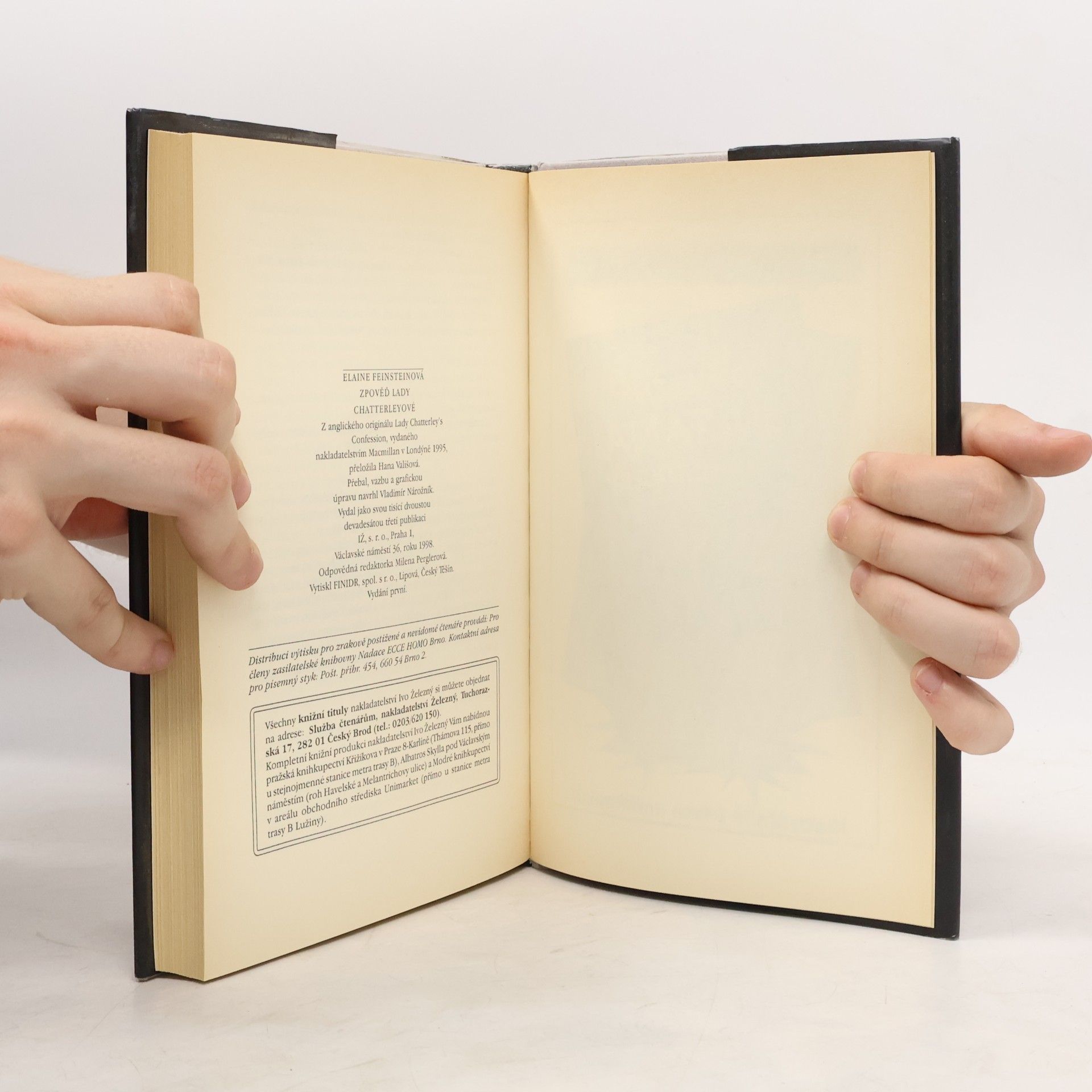 Elaine Feinstein Zpověď lady Chatterleyové